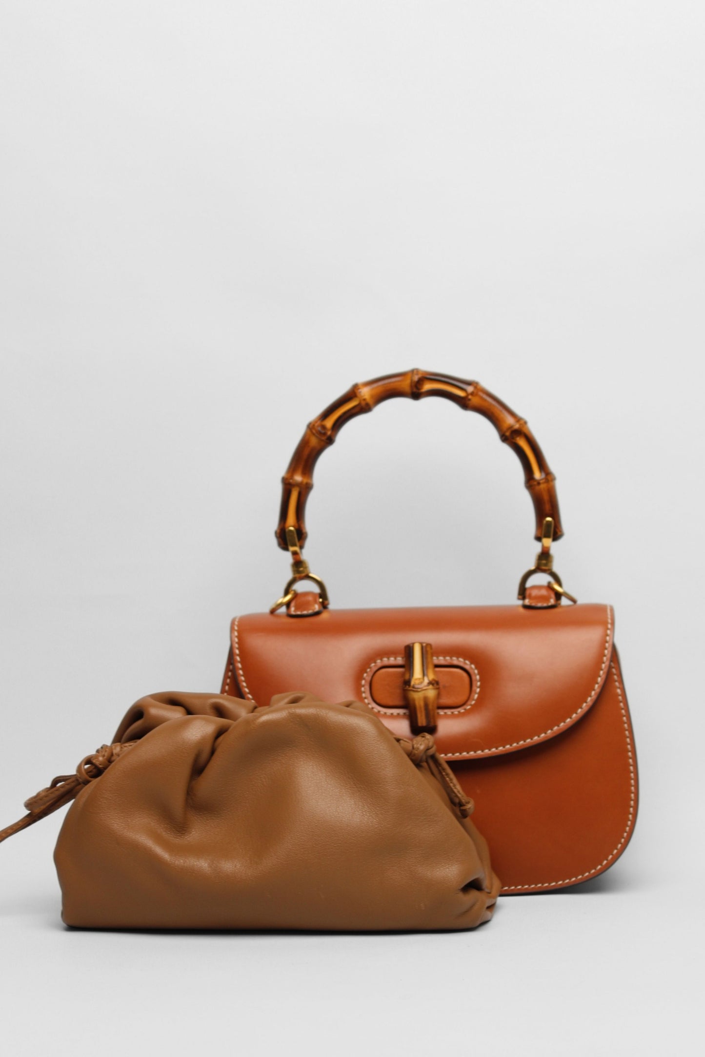 Bottega Veneta Brown Pouch Crossbody