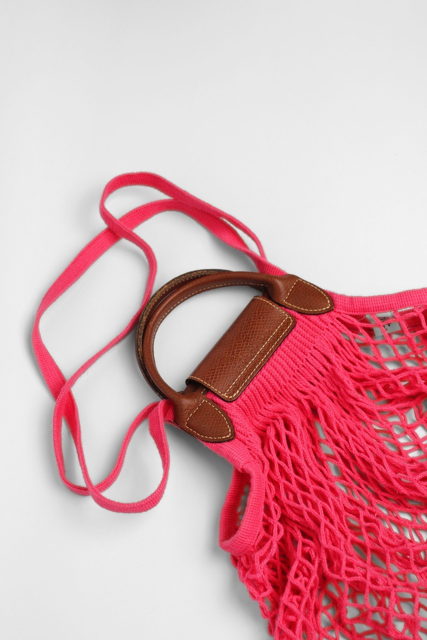 Longchamp Pink Net Bag