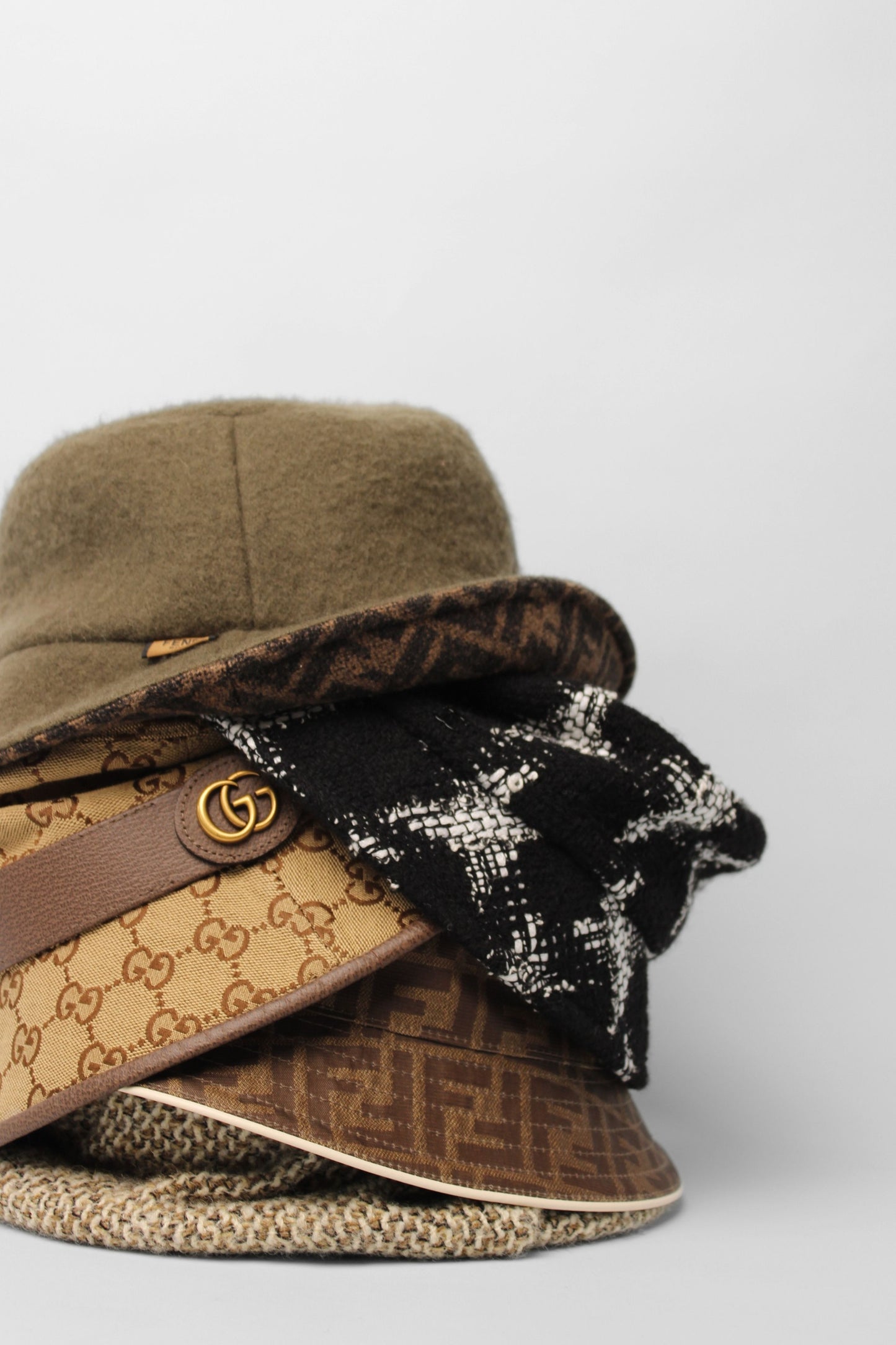Fendi Logo Coated Hat Size M