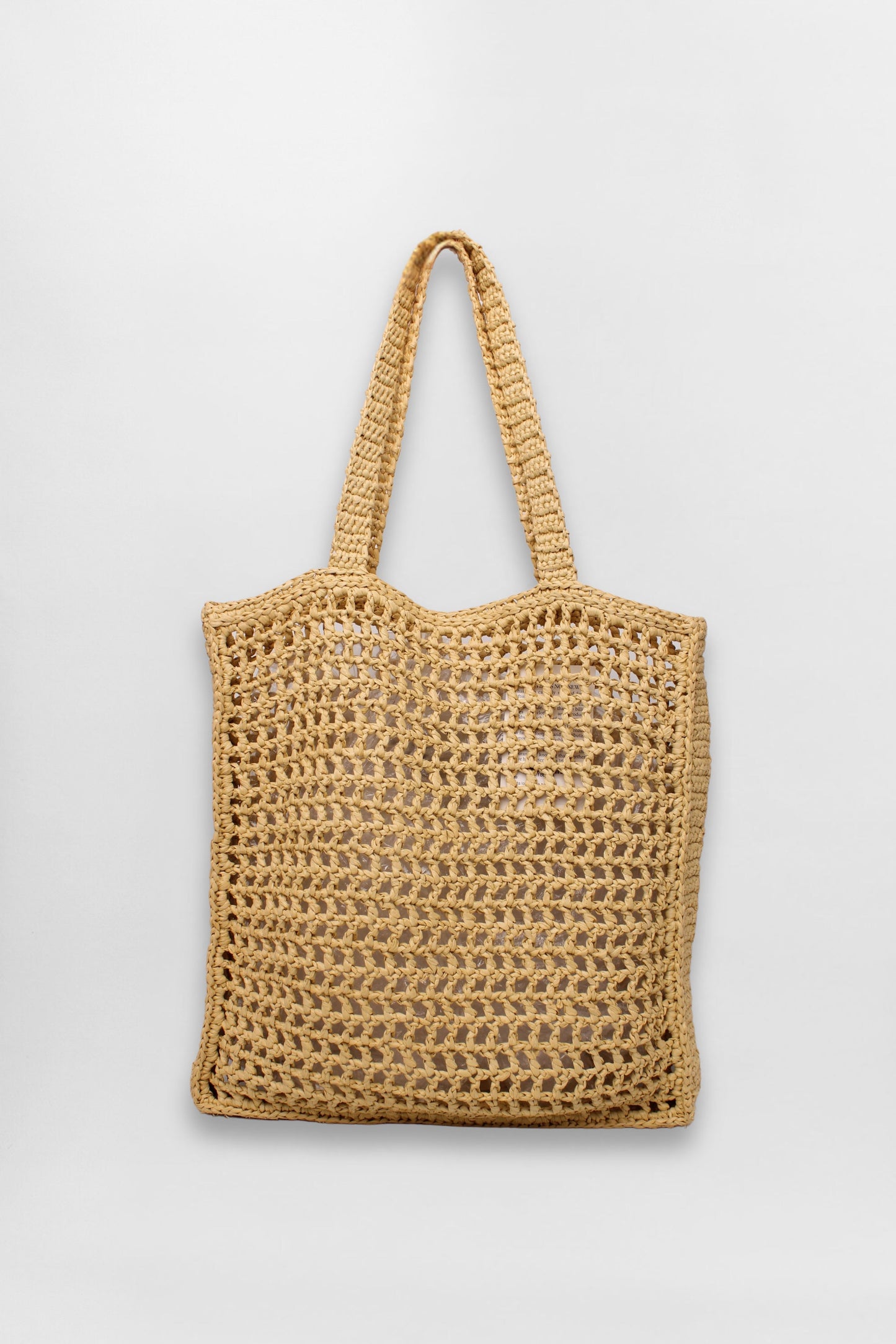 Prada Logo Raffia Bag