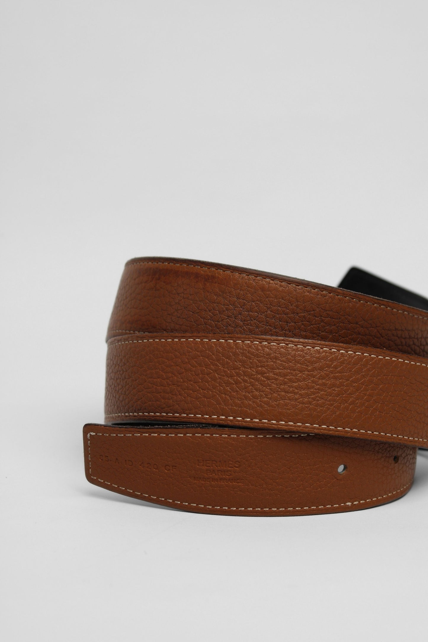 Hermes Tan H Belt Size 85
