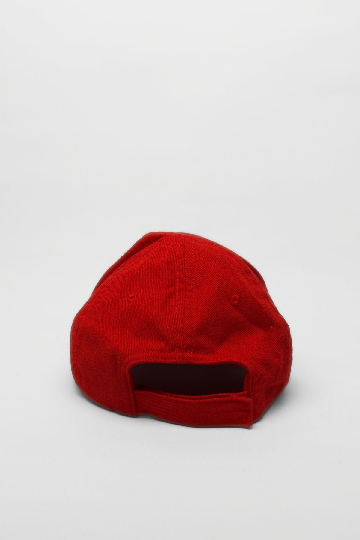 Balenciaga Red Cotton Baseball Cap SIZE L
