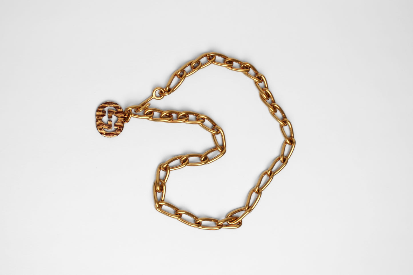 Gucci Gold Chain Belt 85cm