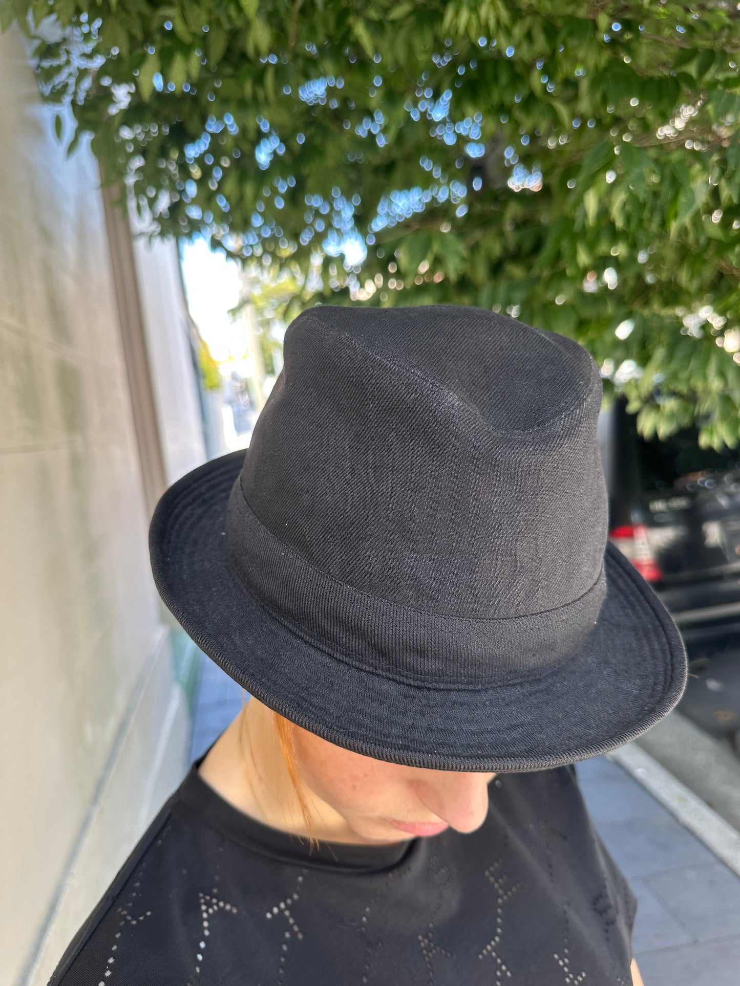 Hermes Cotton Black Bucket Hat