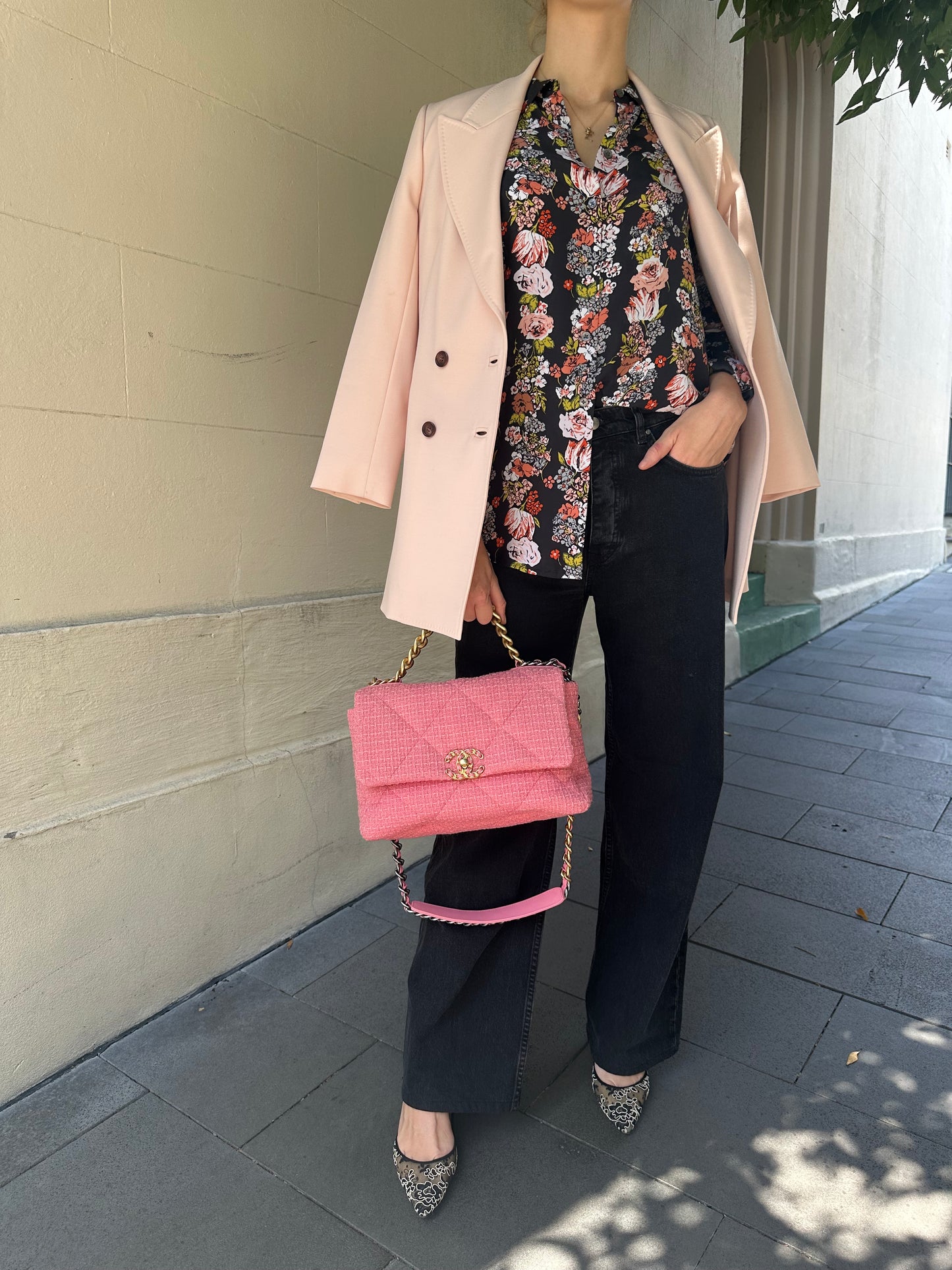 Gabriela Hearst Pale Pink Jacket Size US8
