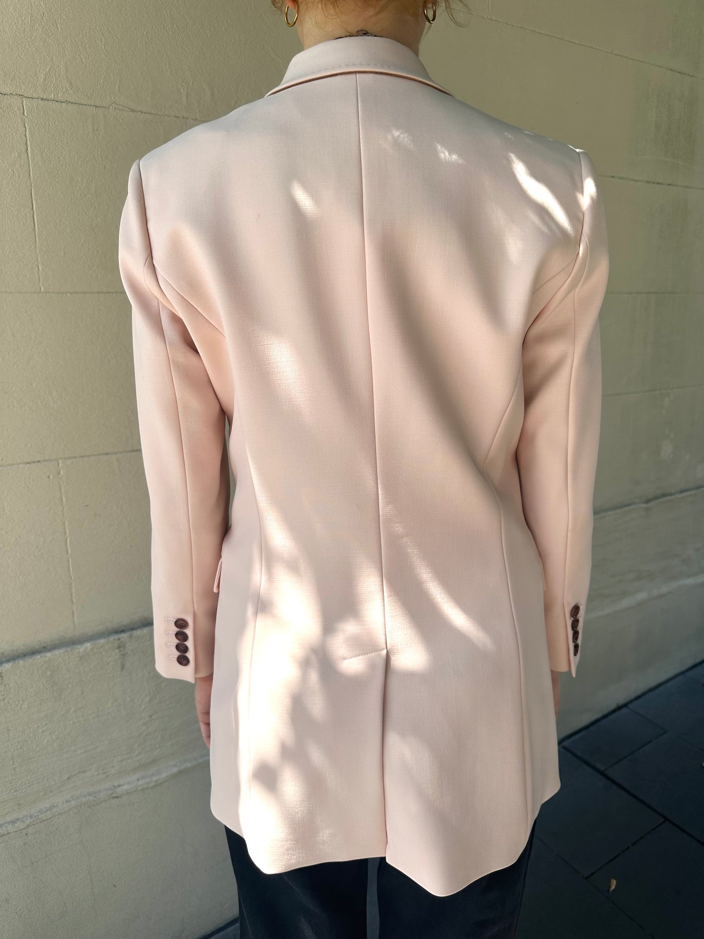 Gabriela Hearst Pale Pink Jacket Size US8