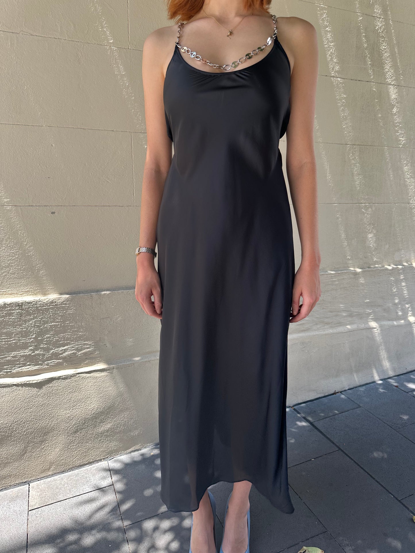 Paco Rabanne Black Silk Dress Size 36