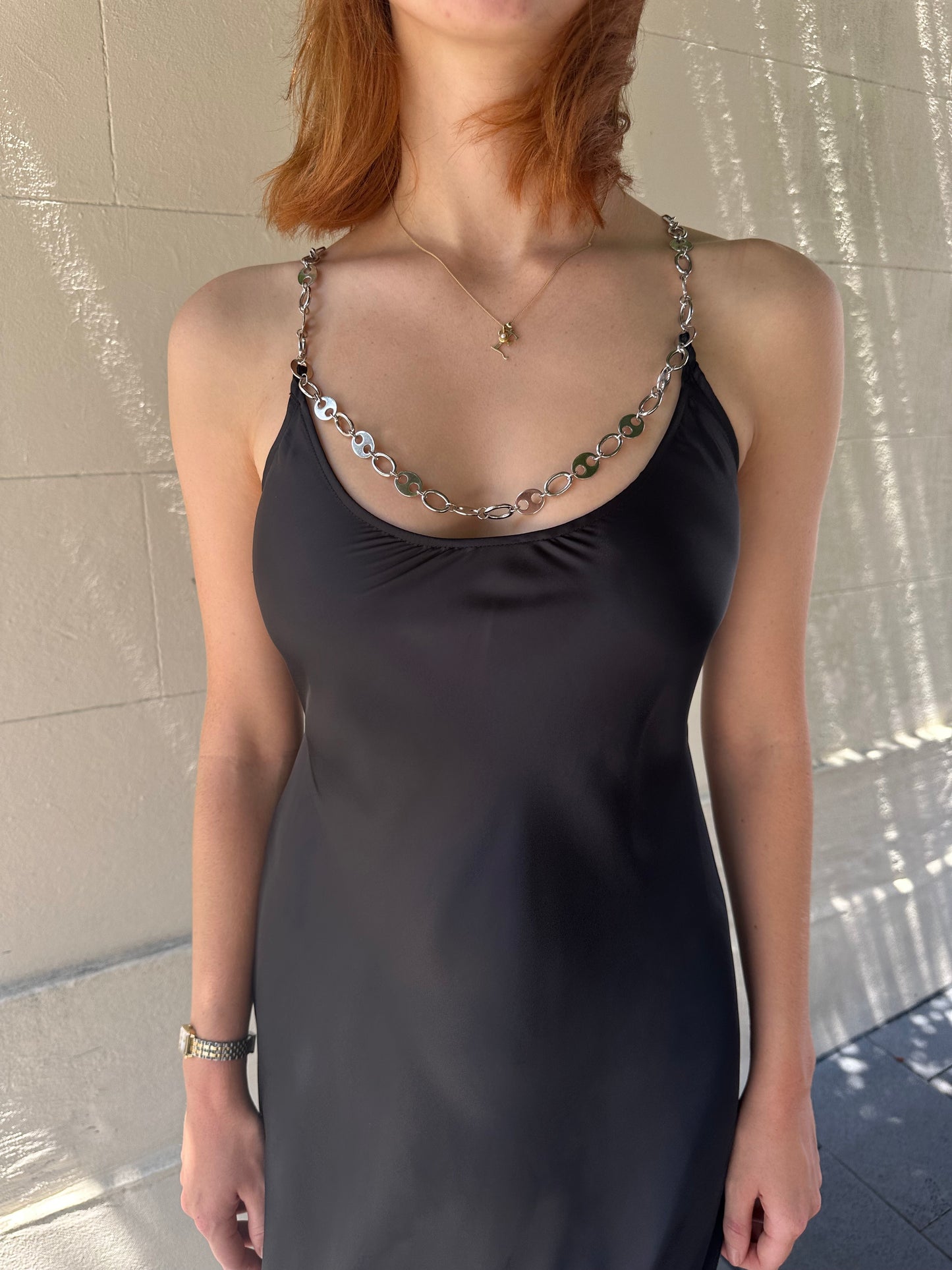 Paco Rabanne Black Silk Dress Size 36