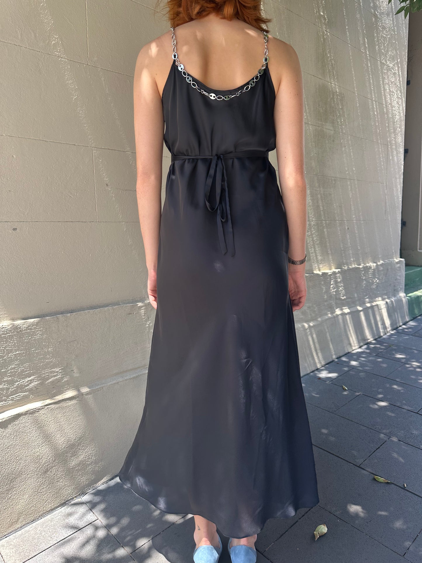 Paco Rabanne Black Silk Dress Size 36