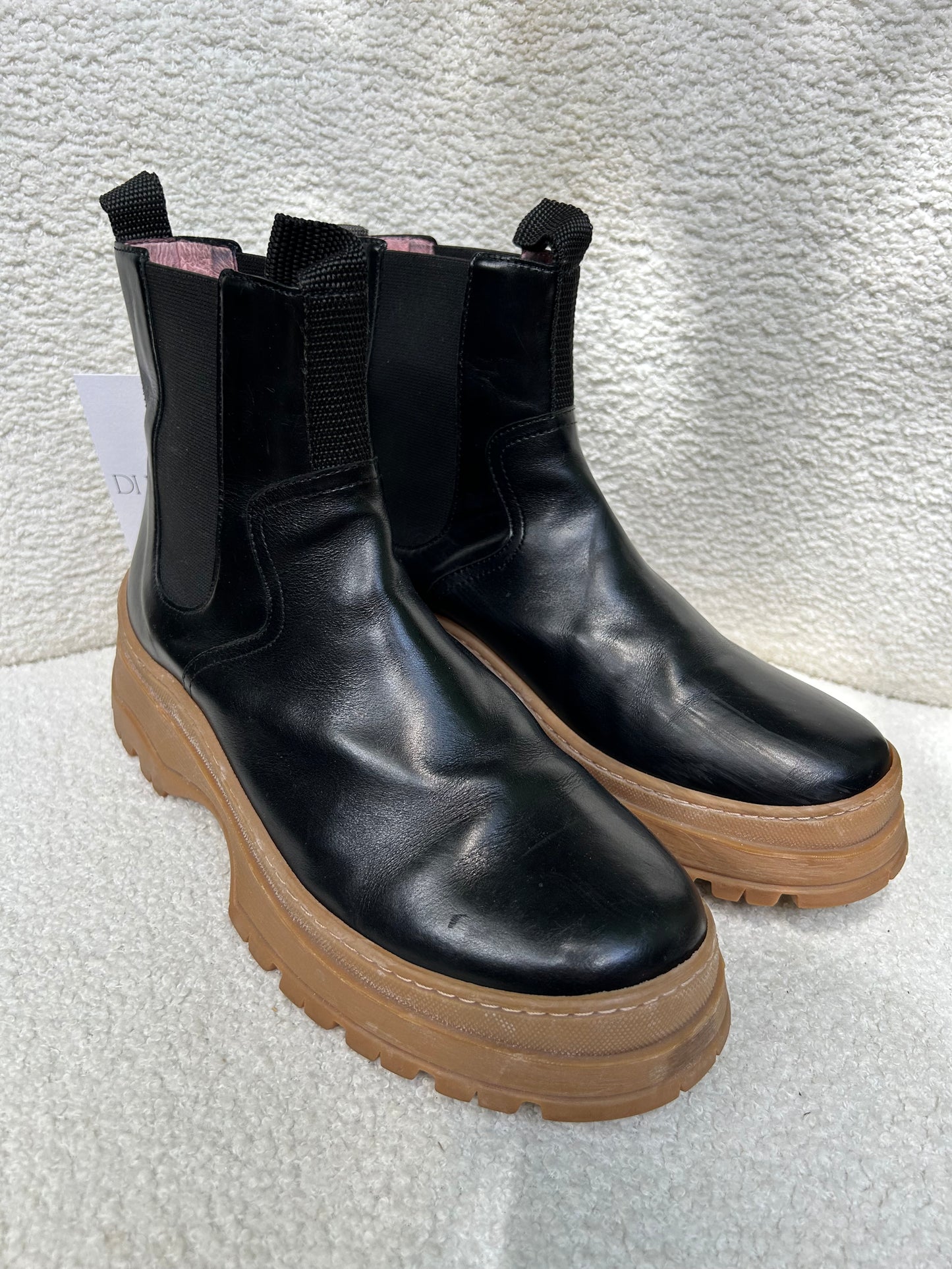 Marimeko Black Tractor Boots Size 40