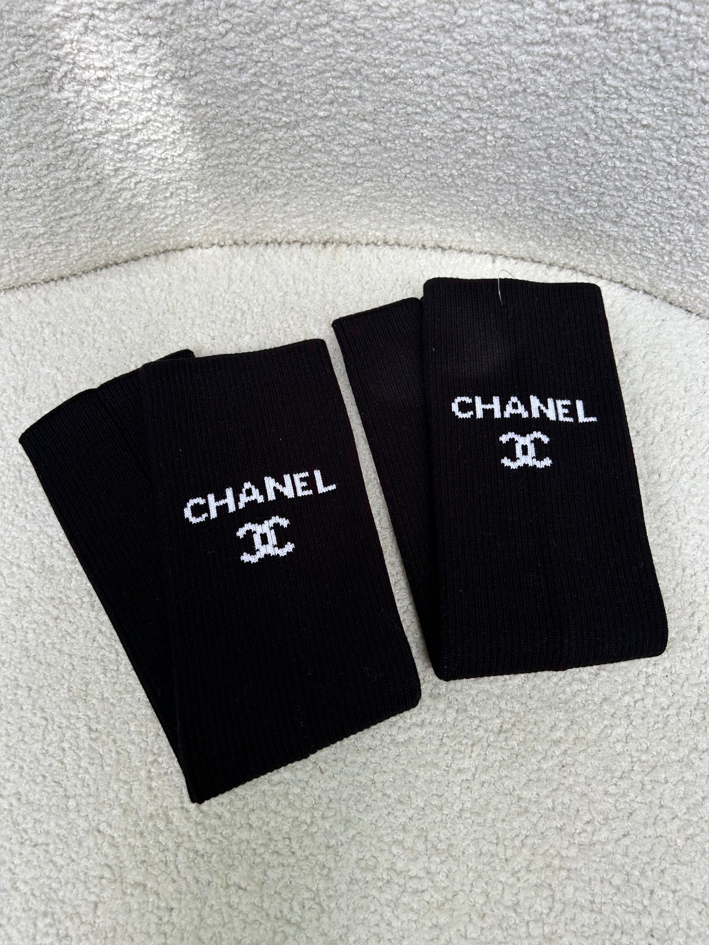 Chanel Black Armwarmers