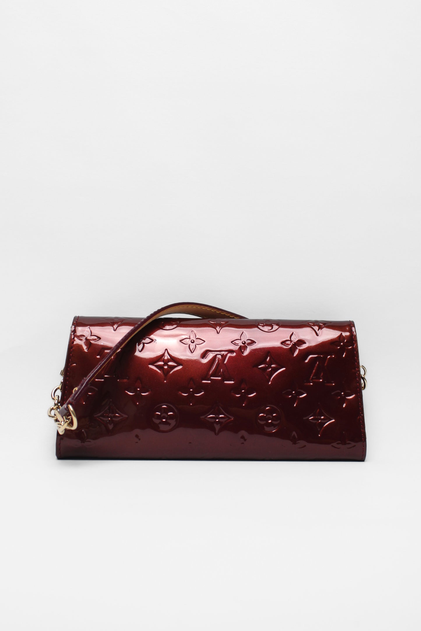 Louis Vuitton sunset boulevard rust hue vernis bag