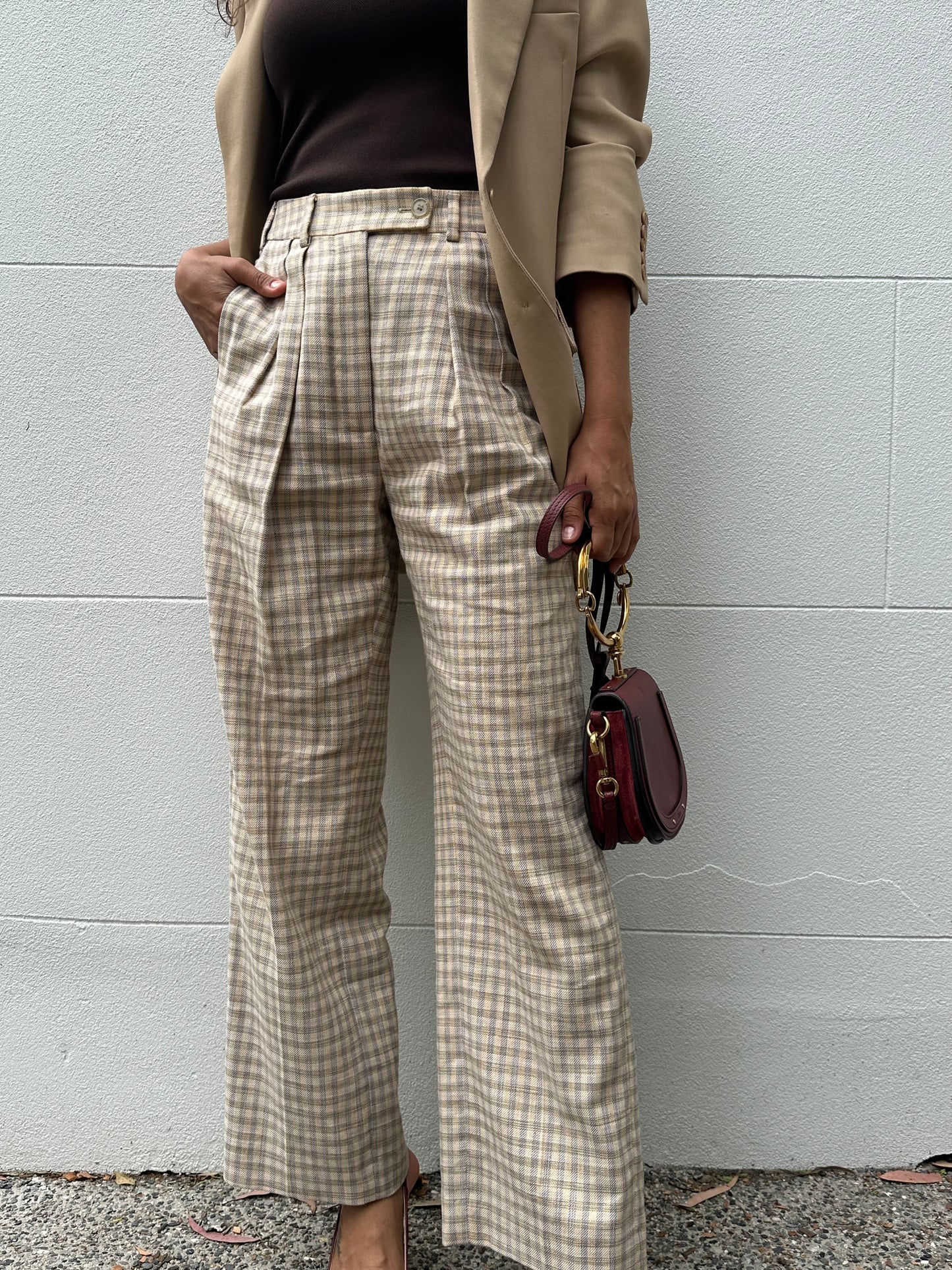 Acne Studios Light Check Pant Size S