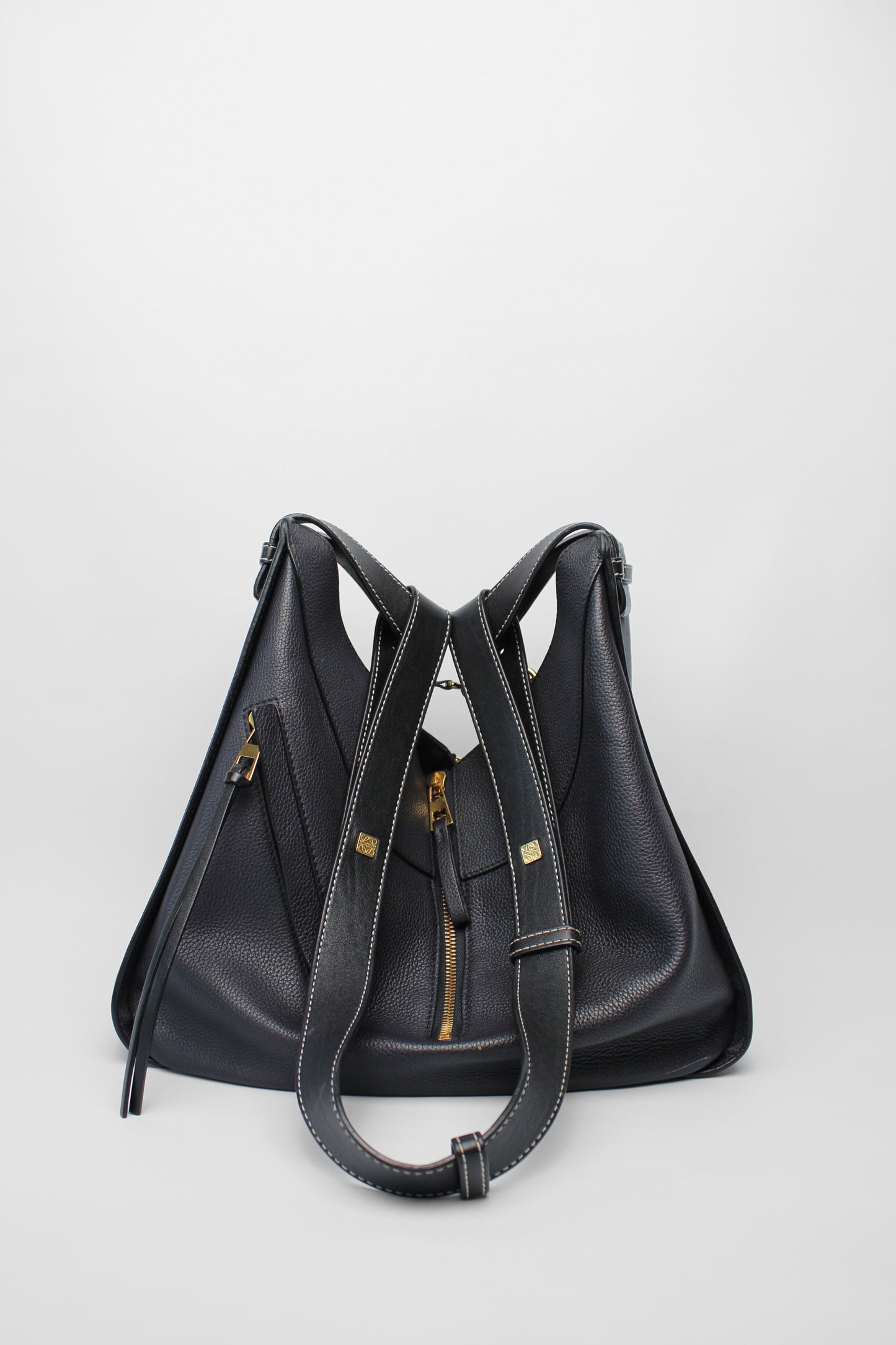 Loewe Navy Hammock Bag