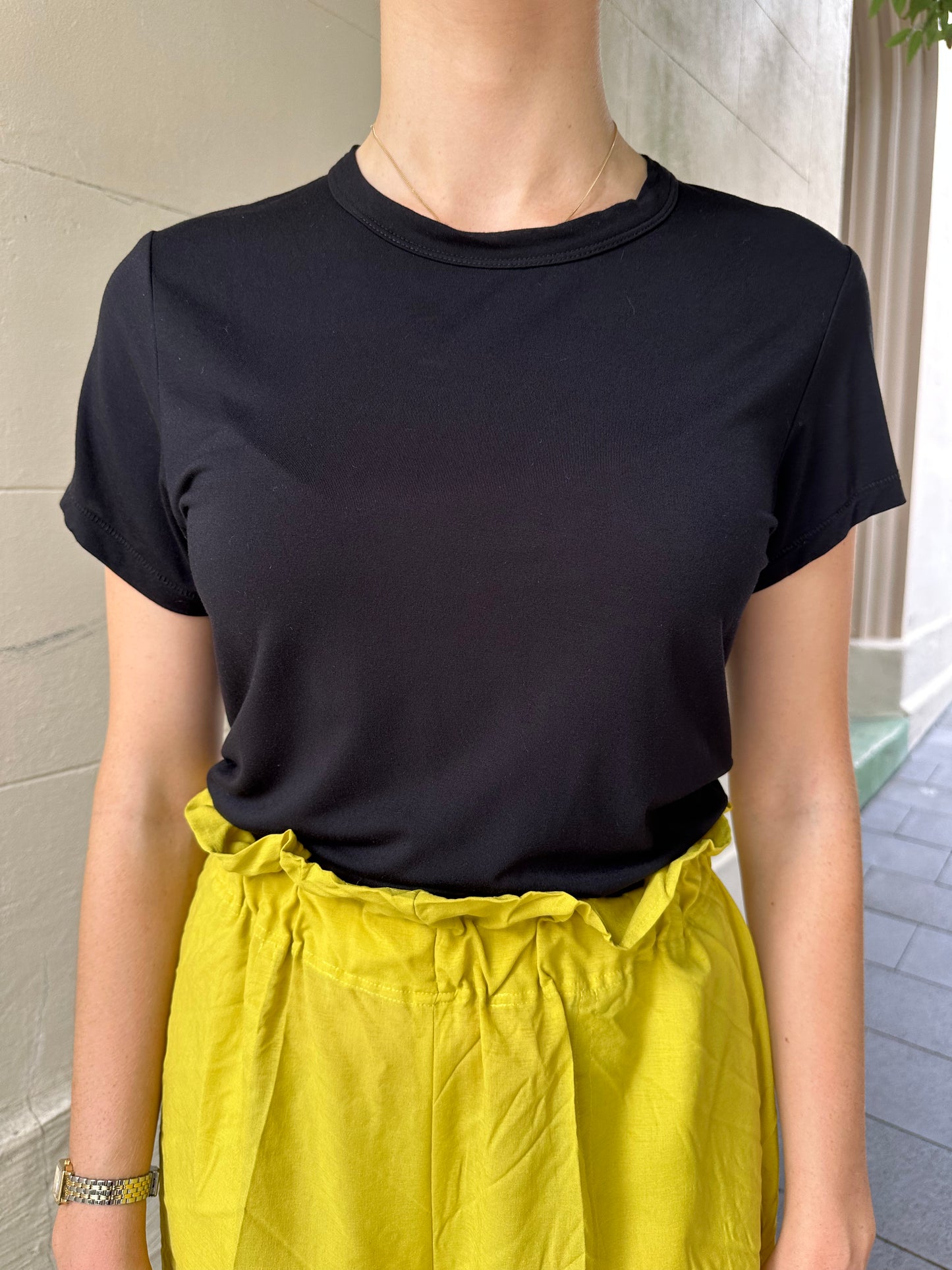 Rag & Bone Black T-Shirt Size L
