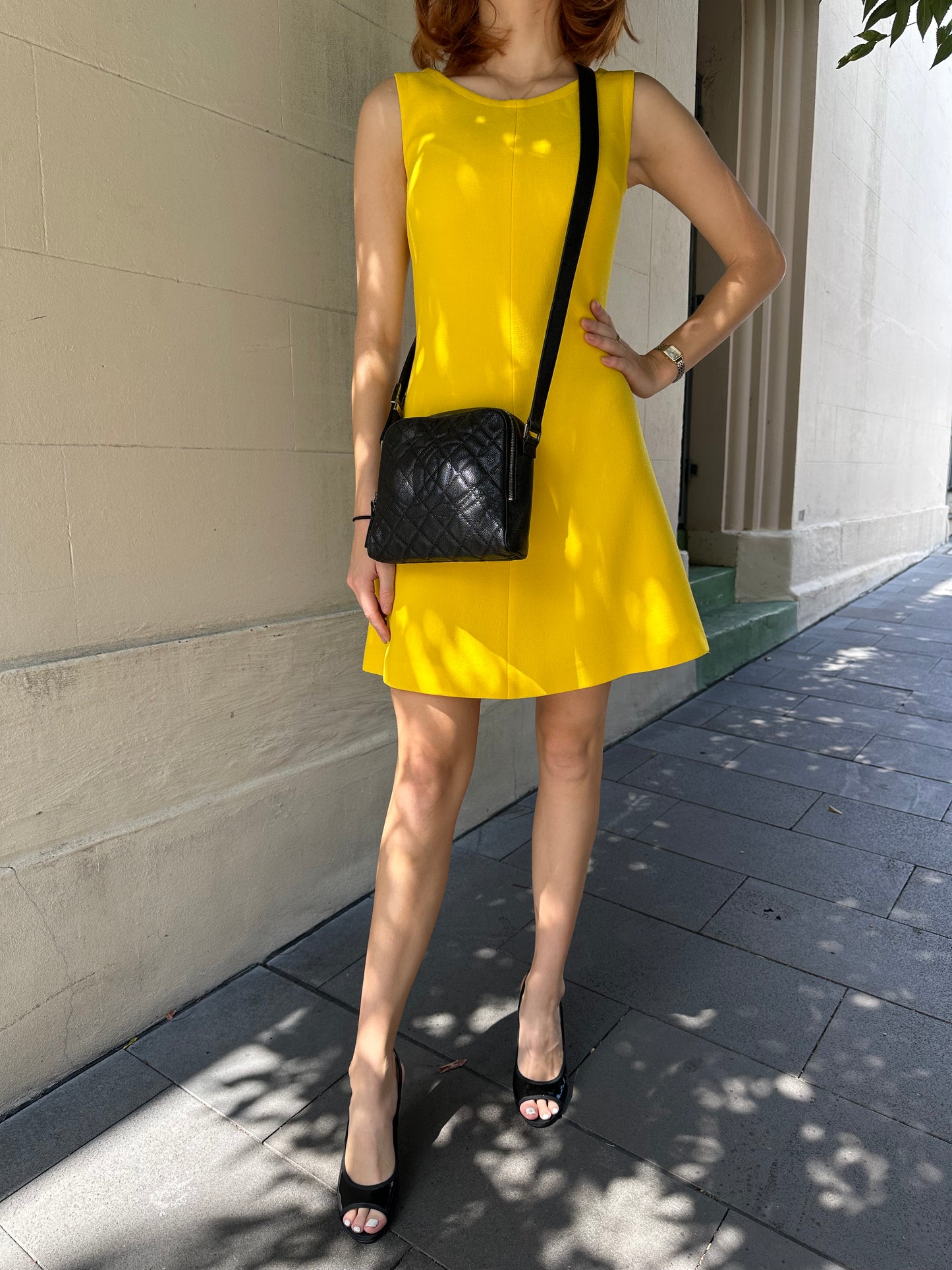 Christian Dior Yellow Dress Size 36