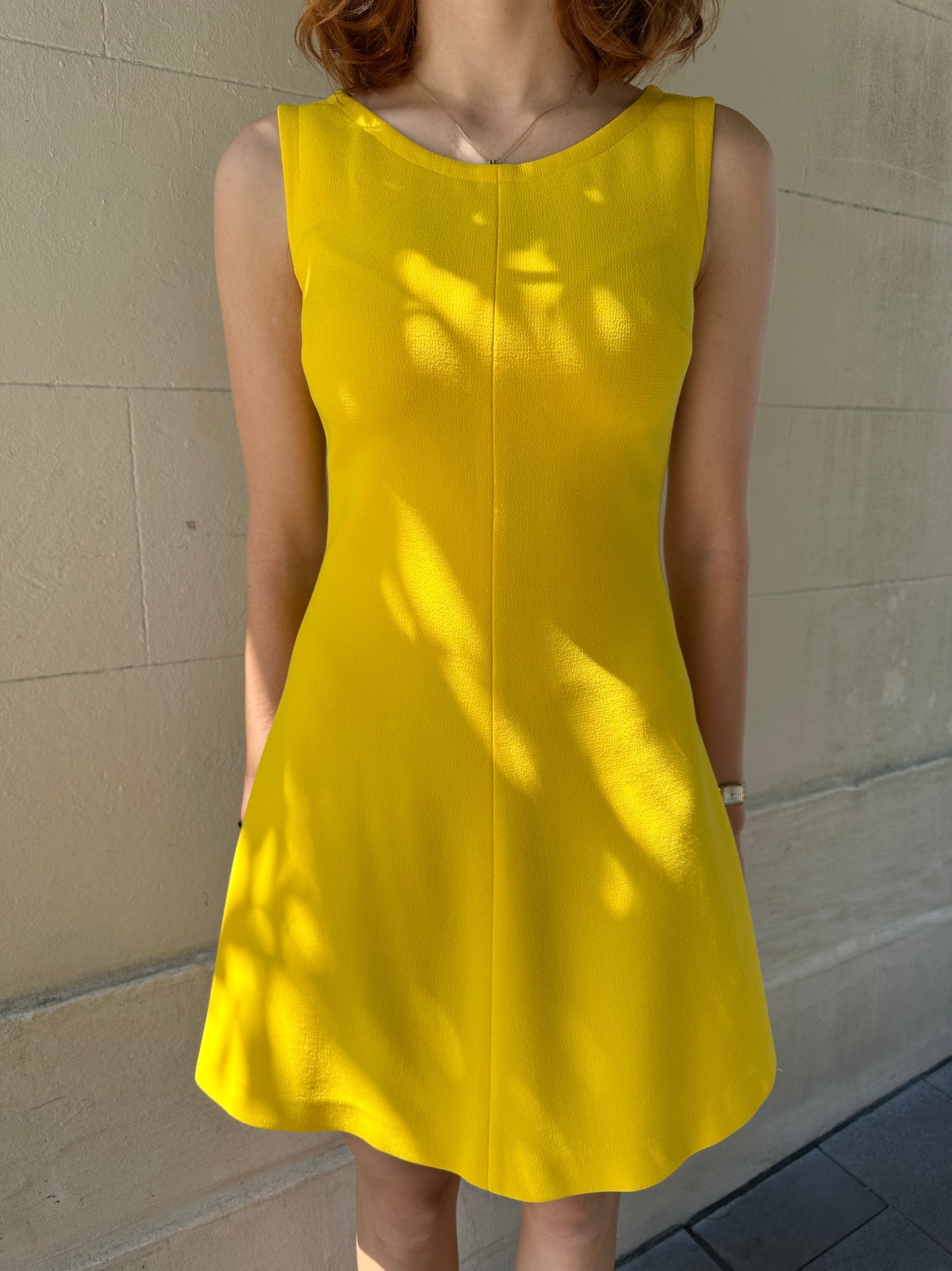 Christian Dior Yellow Dress Size 36