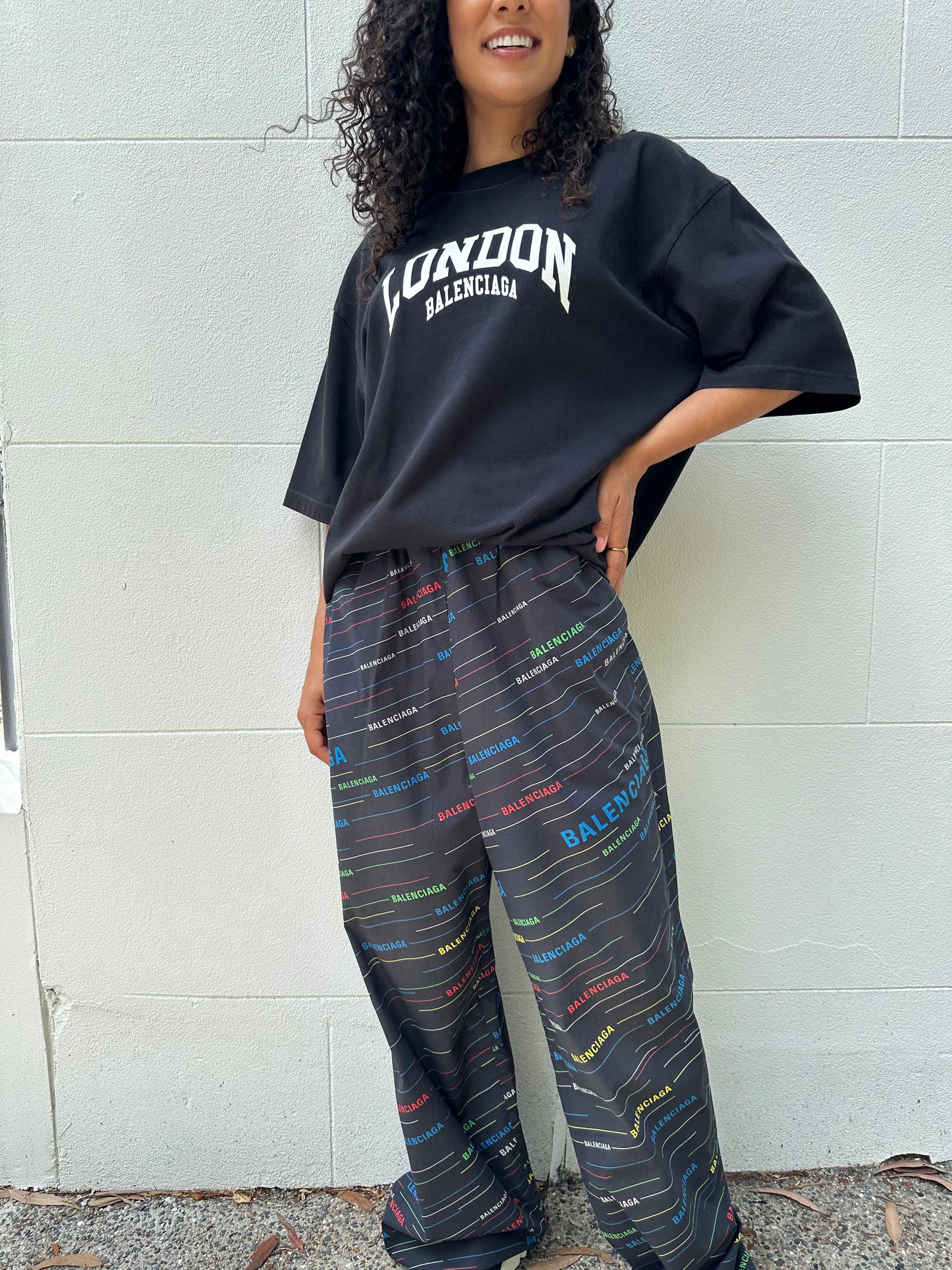 Balenciaga Logo Multi Pant Size 36