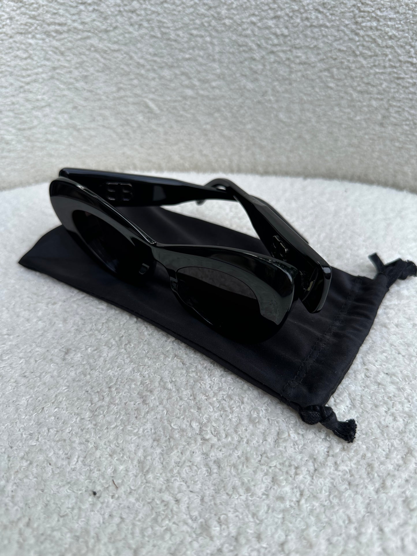 Balenciaga Inside Out Black Sunglasses