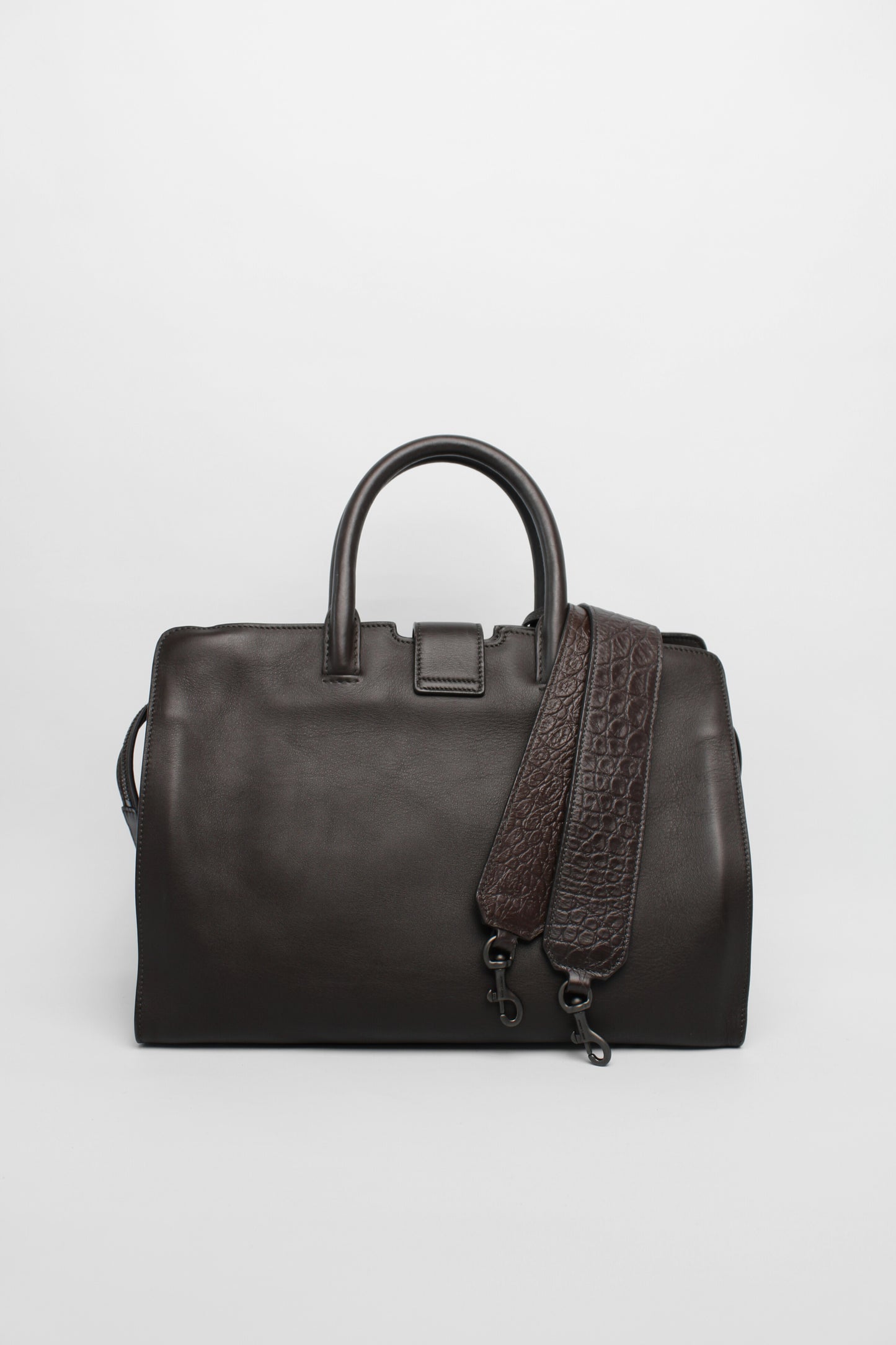 YSL Dark Grey Cabas Bag