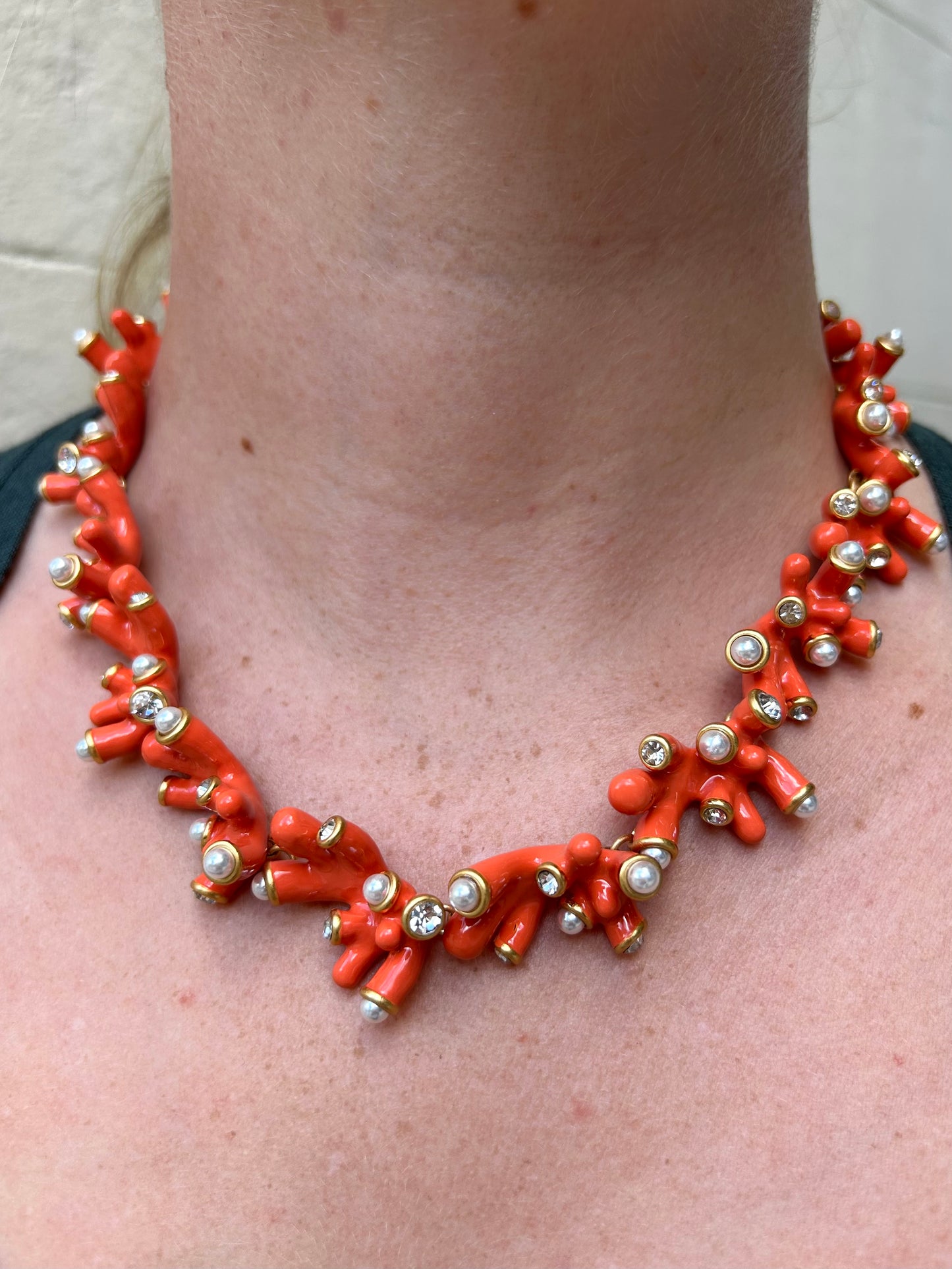 Oroton Coral Necklace