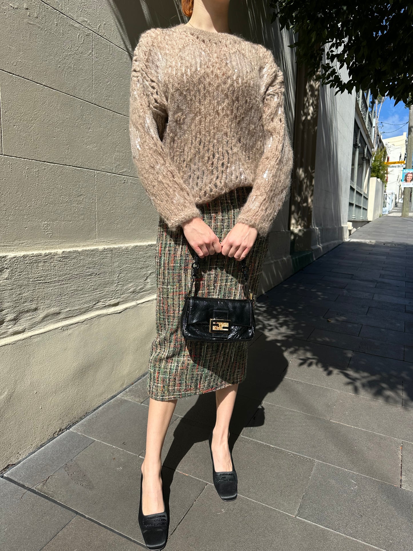 Brunello Cucinelli Beige Sequinned Knit Size M
