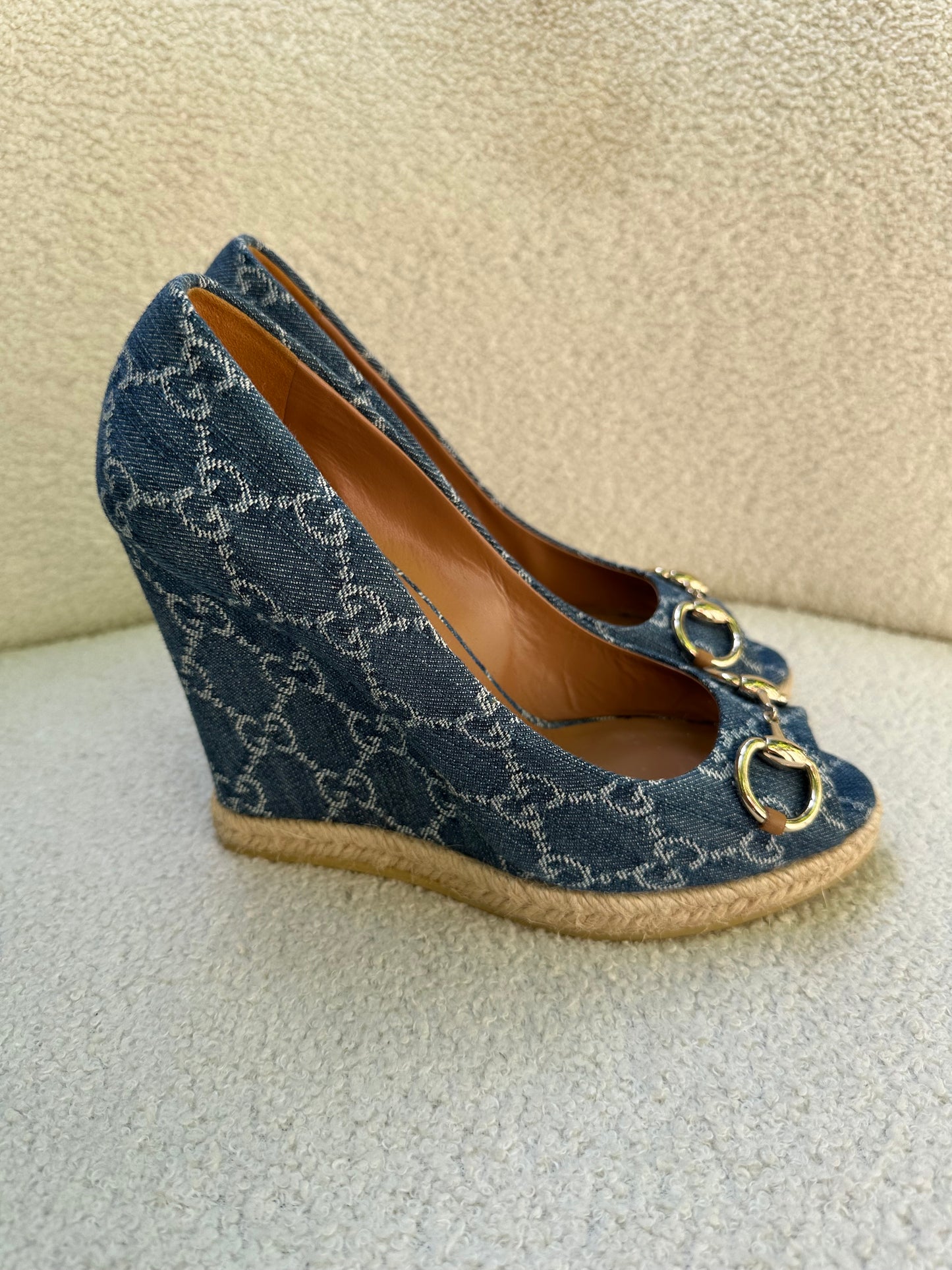 Gucci Logo Espadrilles Size 39
