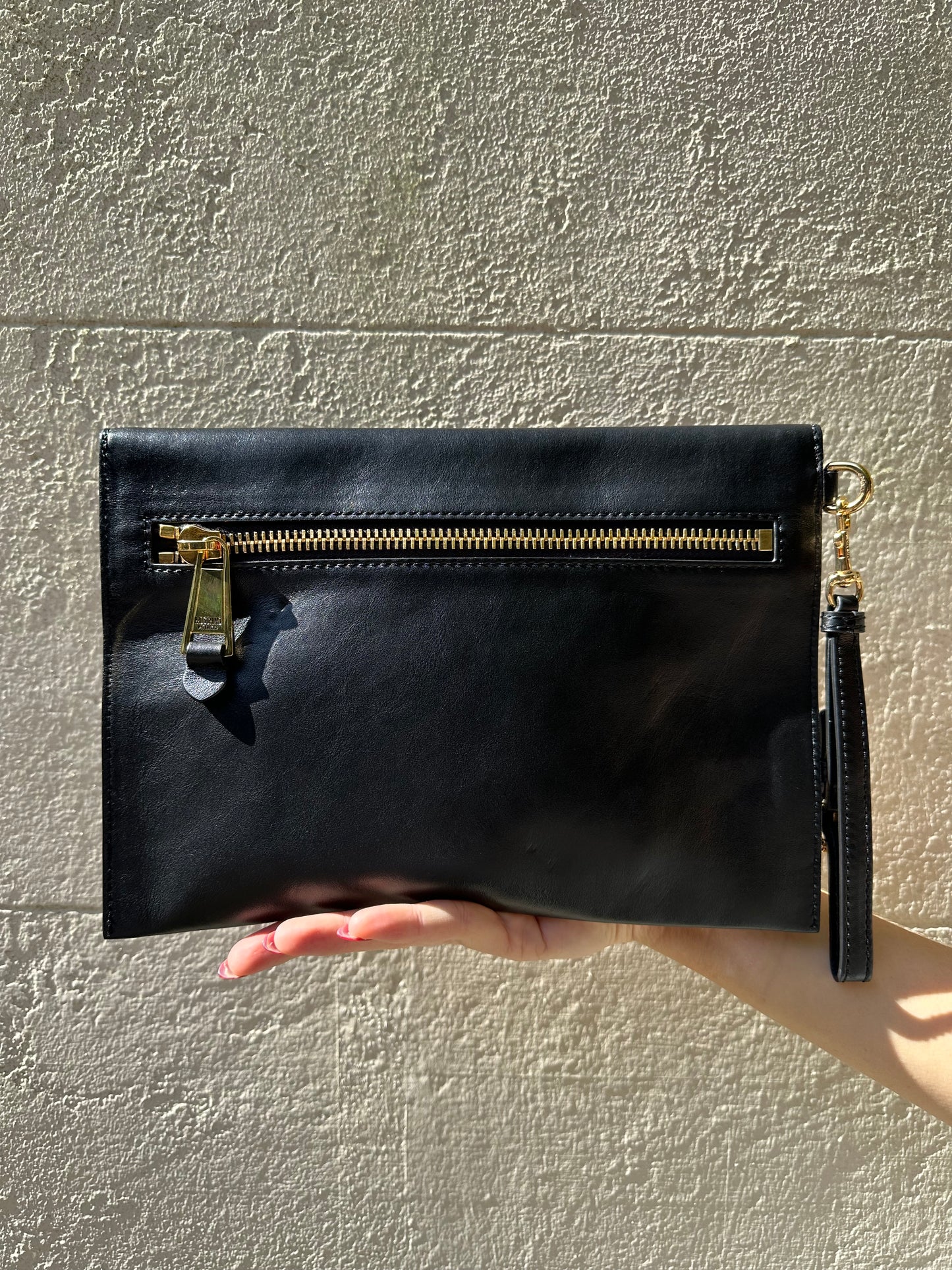 Moschino Envelop Logo Clutch