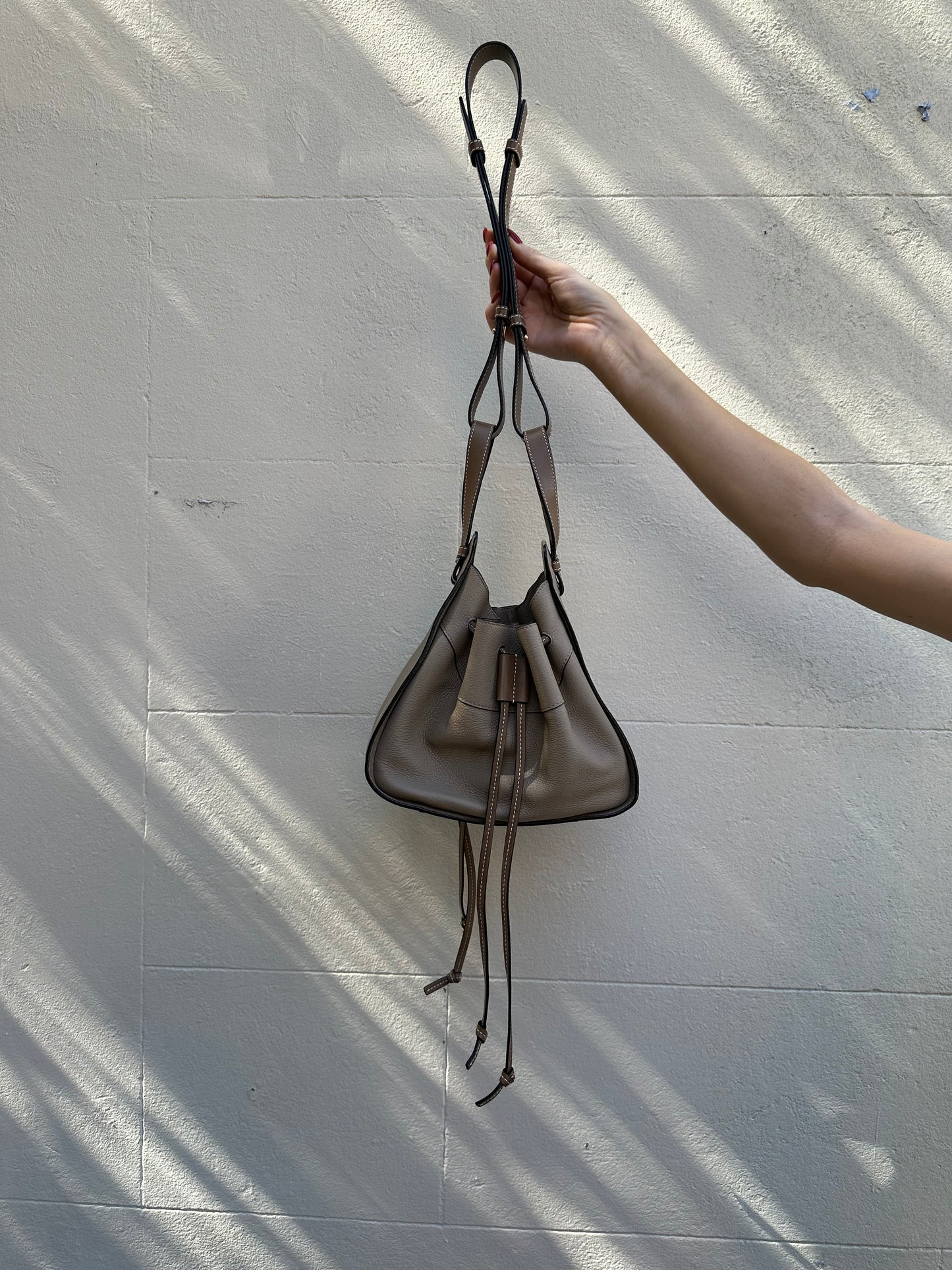 Loewe Hammock Taupe Bag