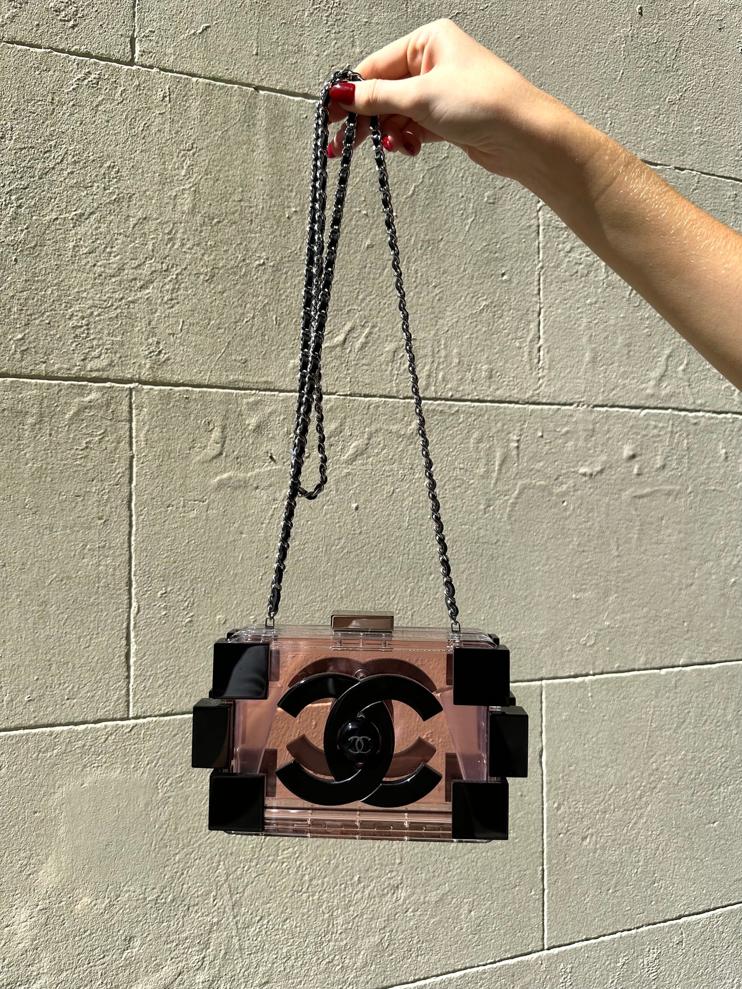 Chanel Box Perspex Bag