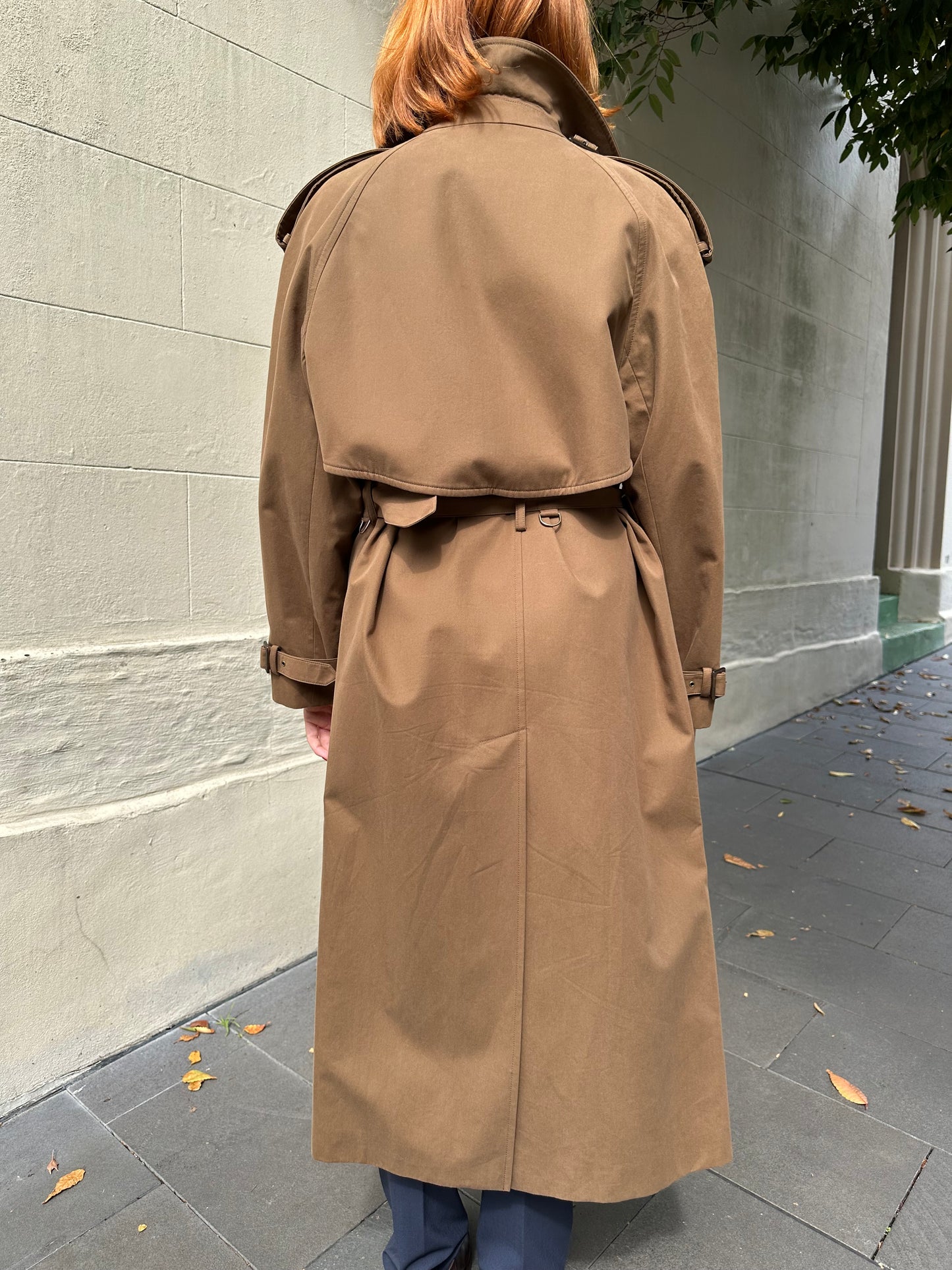 Saint Laurent Chocolate Trench Coat Size 40