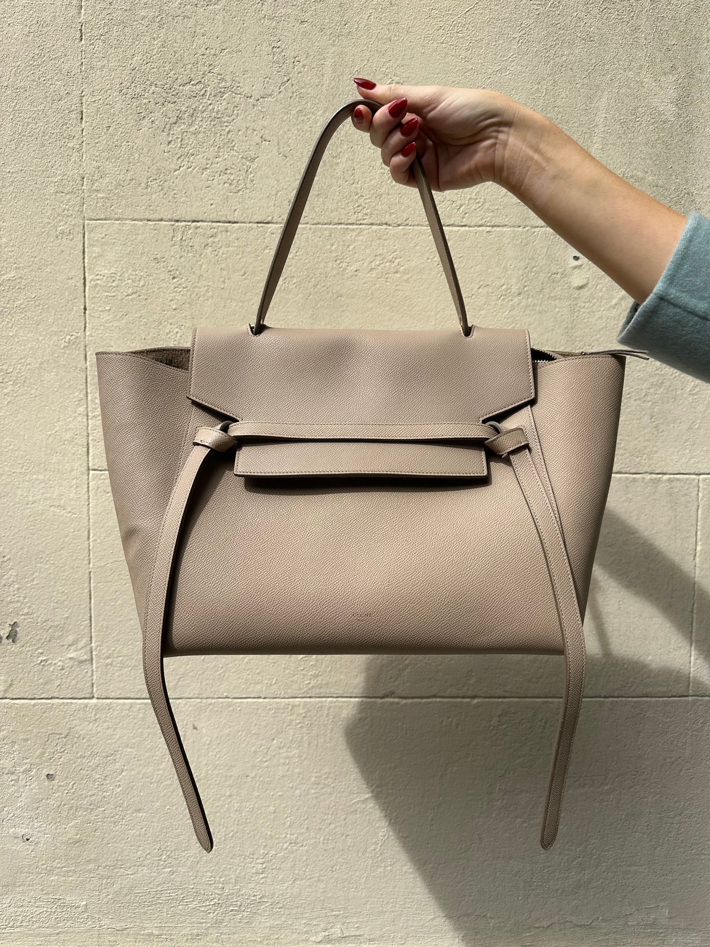 Celine Beige Large Belt Bag