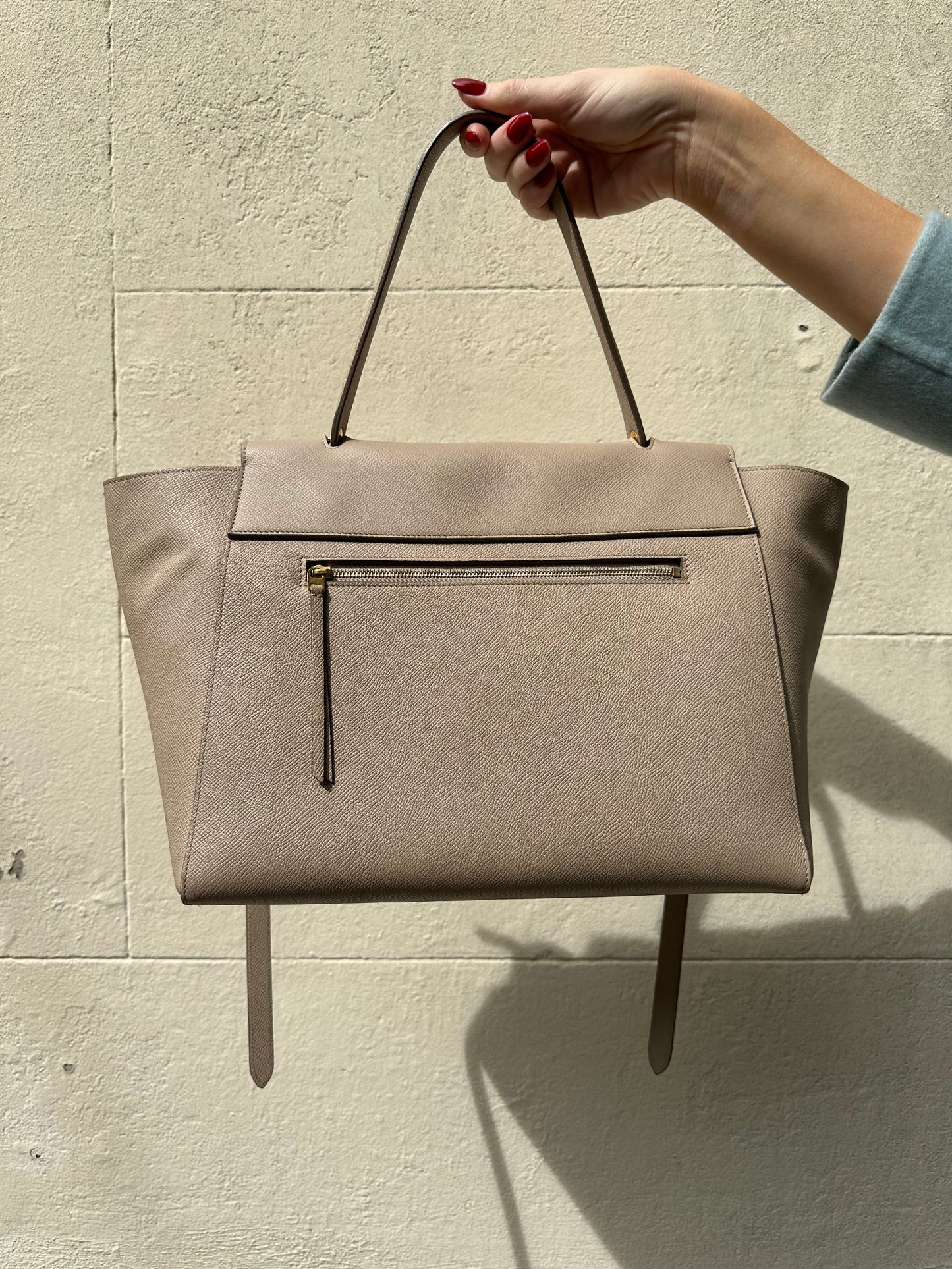 Celine Beige Large Belt Bag