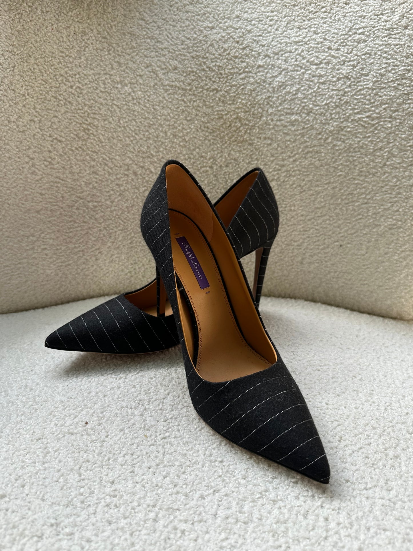 Ralph Lauren Pinstripe Pumps Size 41
