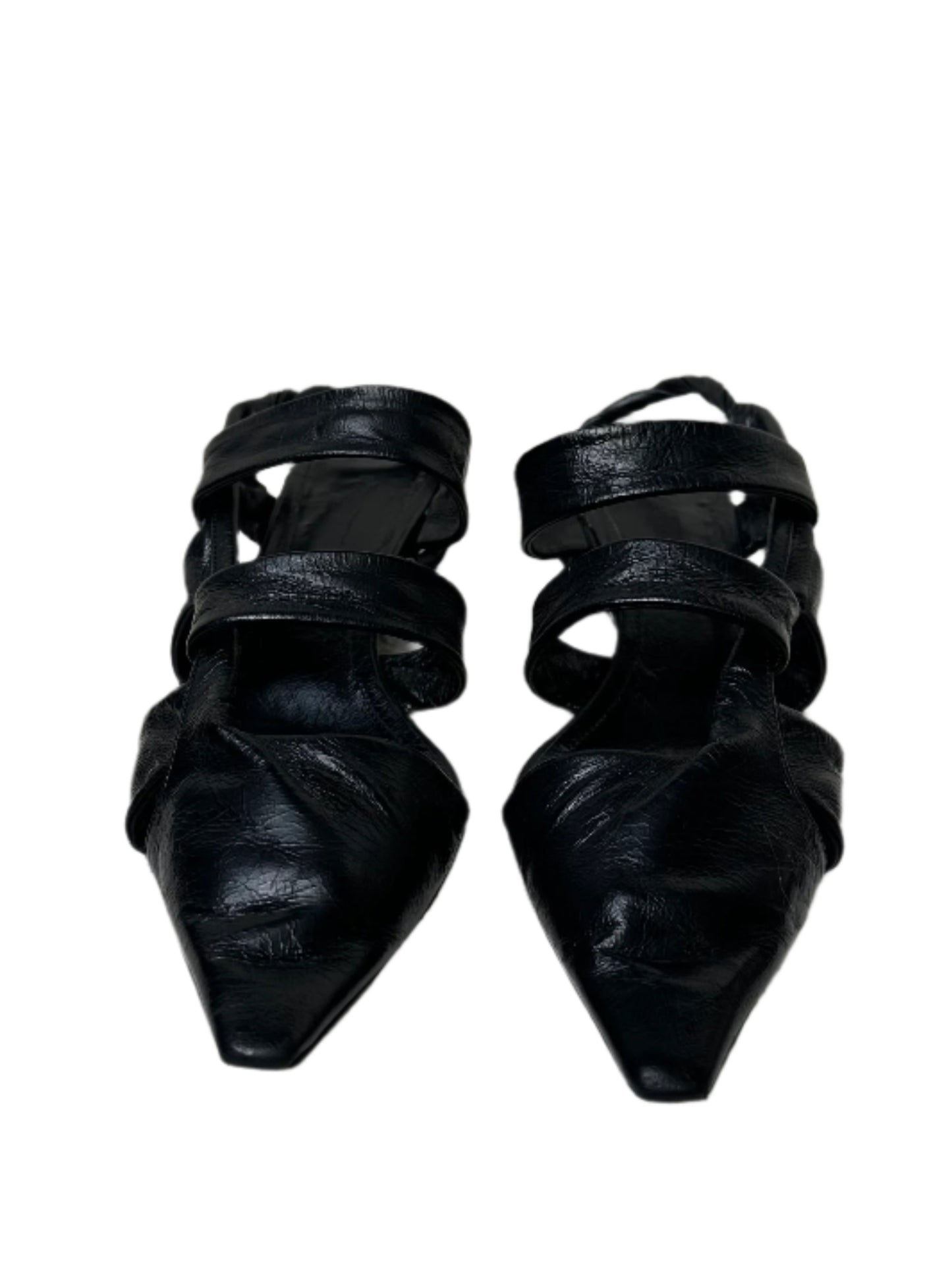 Bottega Veneta Black Point Shoes Size 37