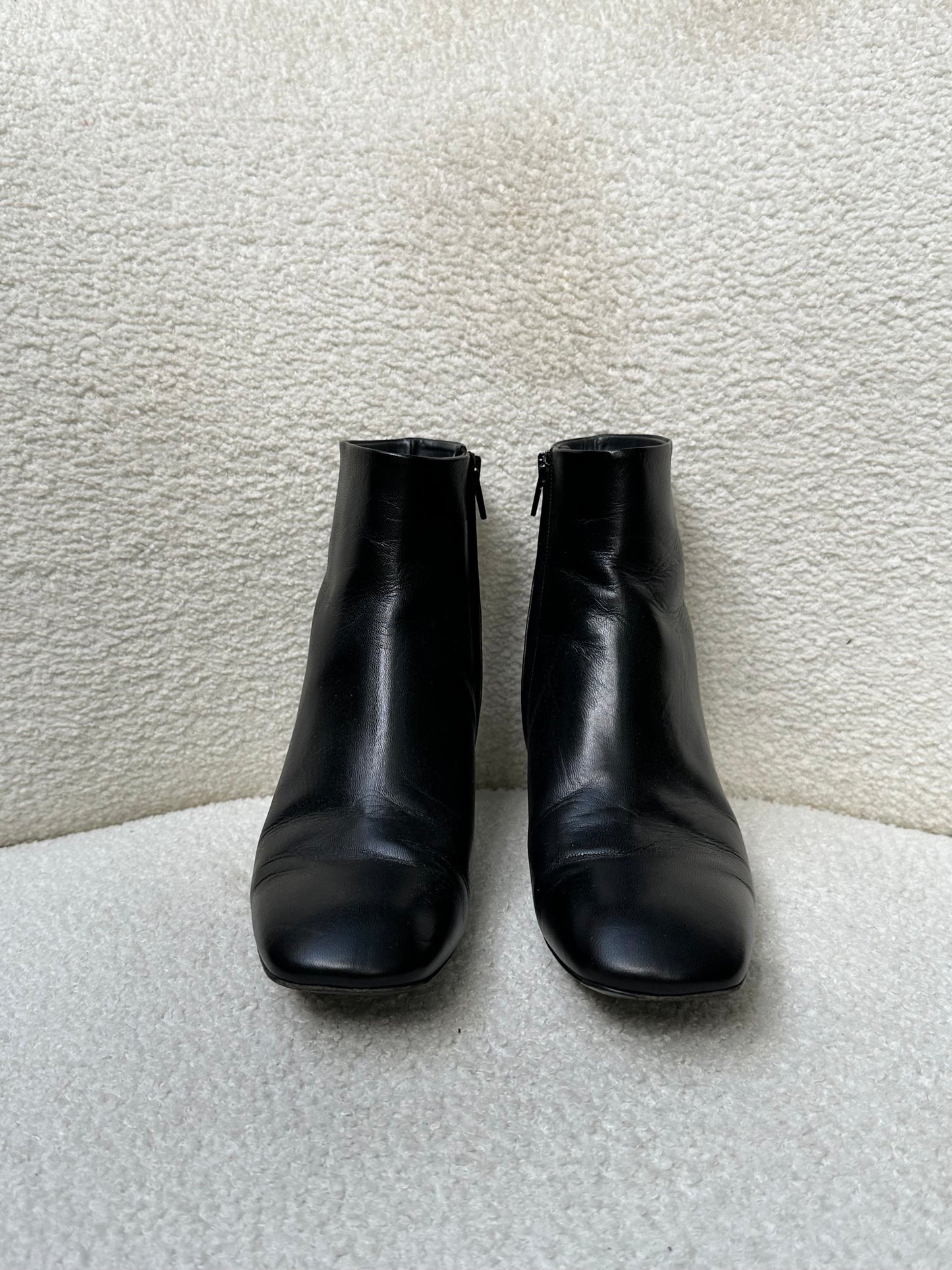 Celine Black Ankle Boot Size 37.5