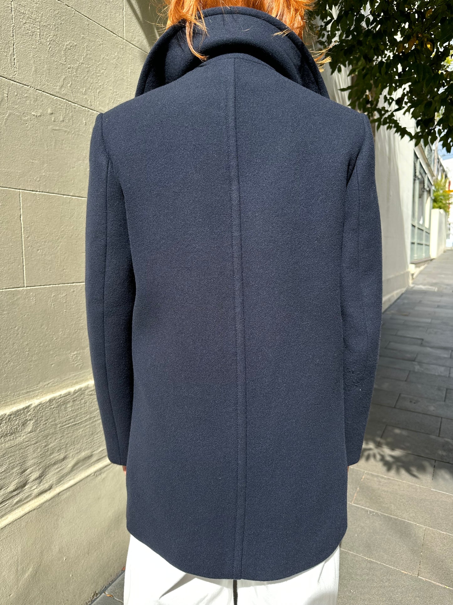 Nina Ricci Navy Coat Size 34
