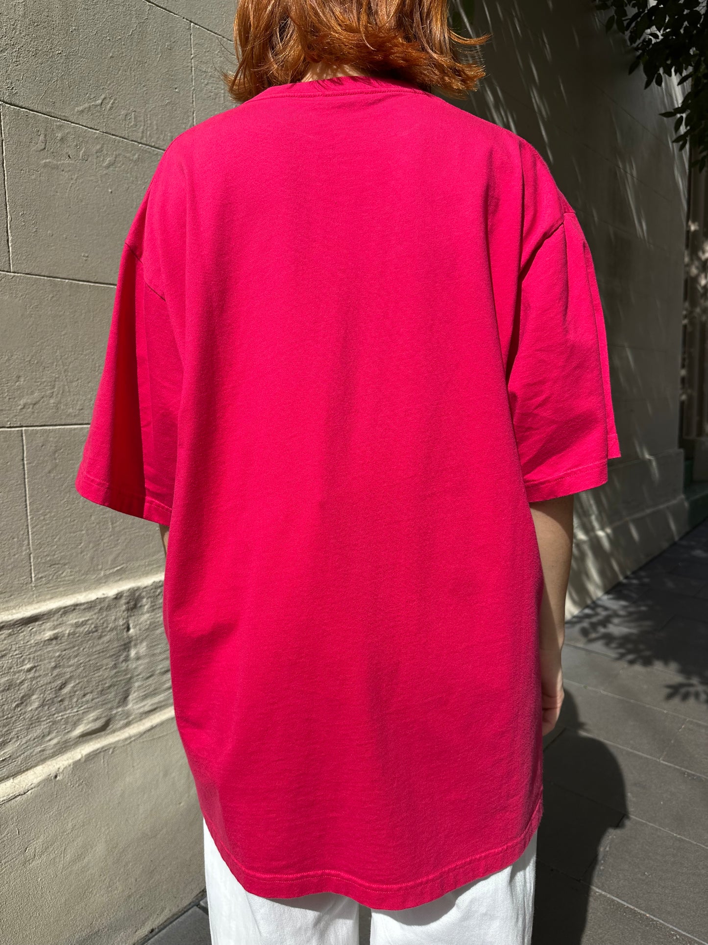 Balenciaga Pink Logo T-Shirt Size M/L