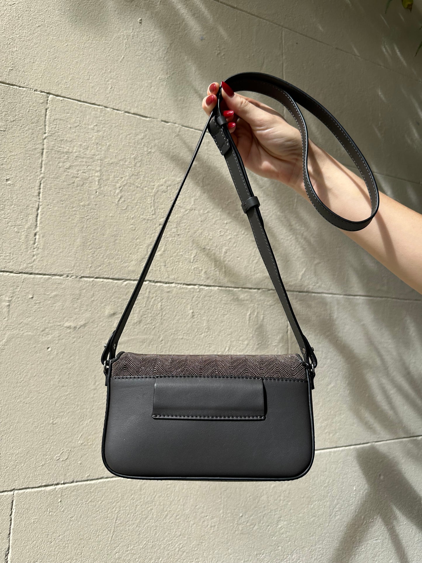 Brunello Cucinelli Rose Gold Sparkle Bag