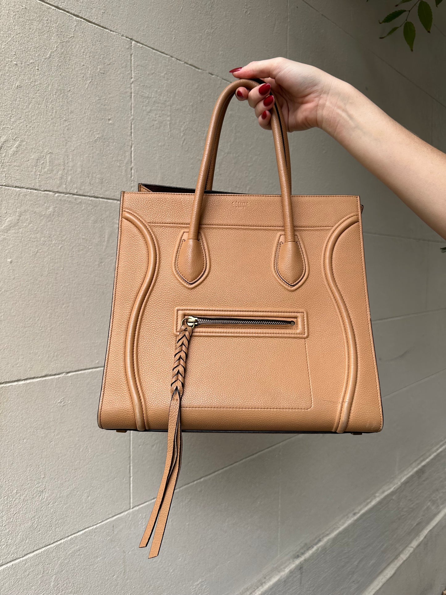 Celine Tan Luggage Bag
