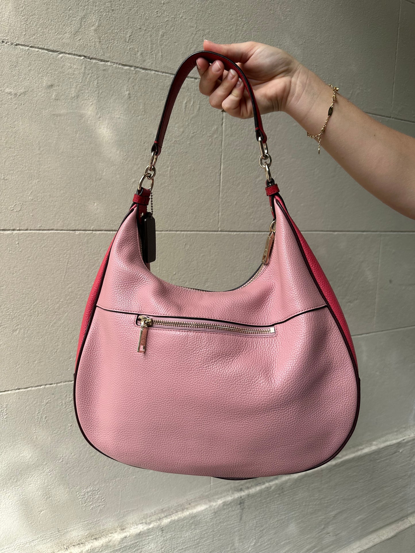 Coach Pink Leather Bag