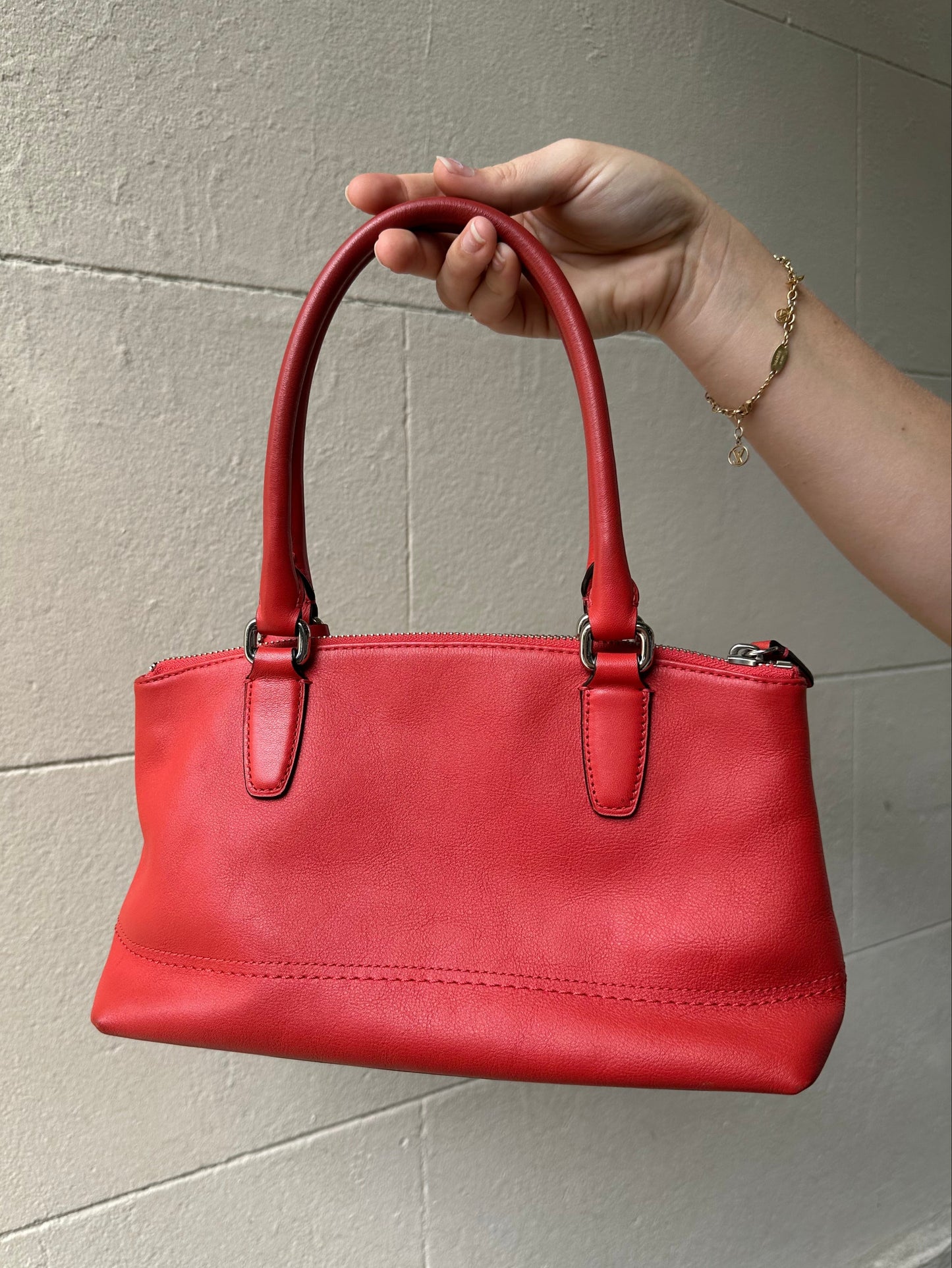 Coach Red Mini Handbag