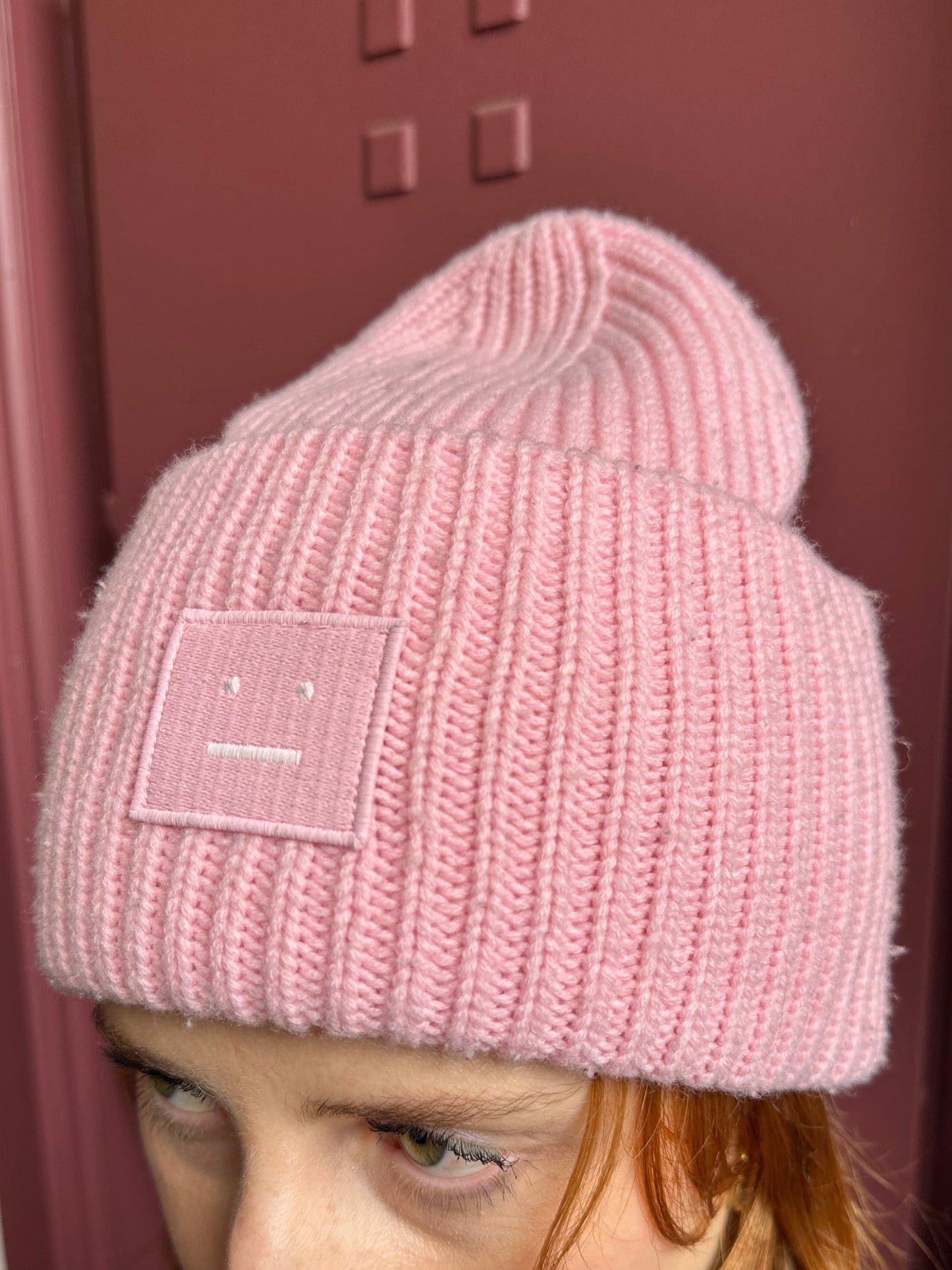 Acne Studios Pink Beanie