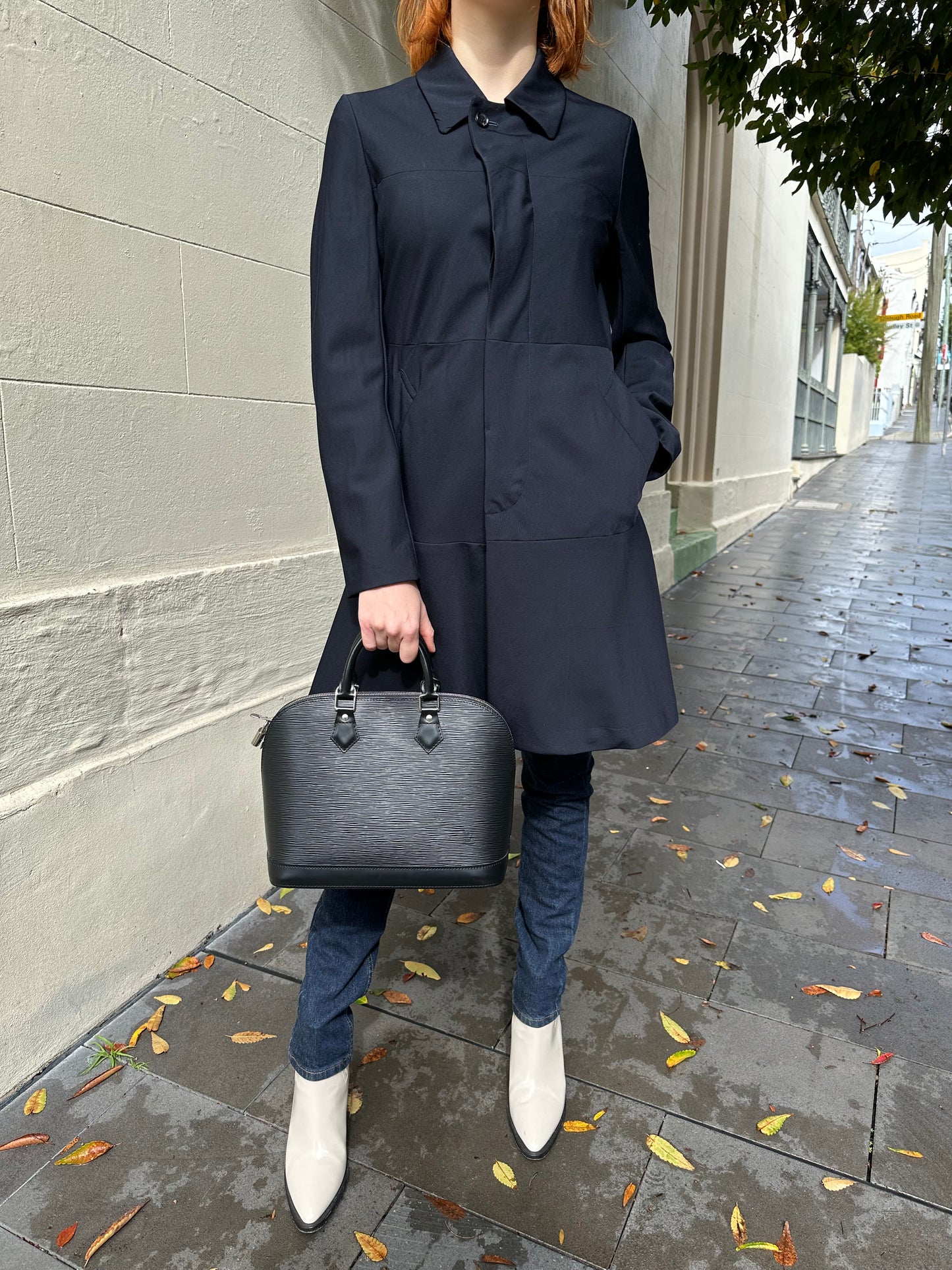 Comme des Garcons Dark Ink Coat Size M