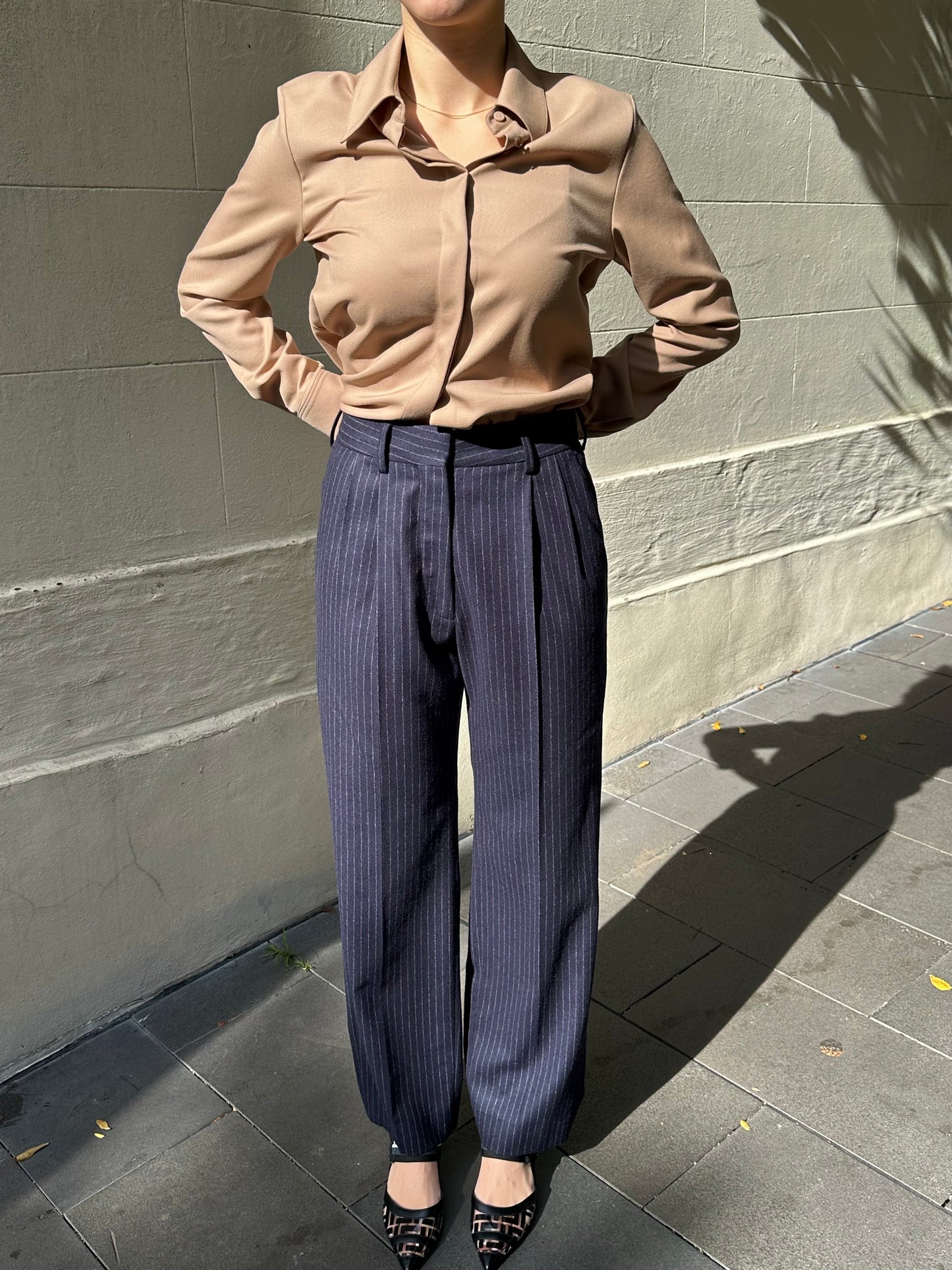 Gabriella Hearst Camel Shirt Size 44