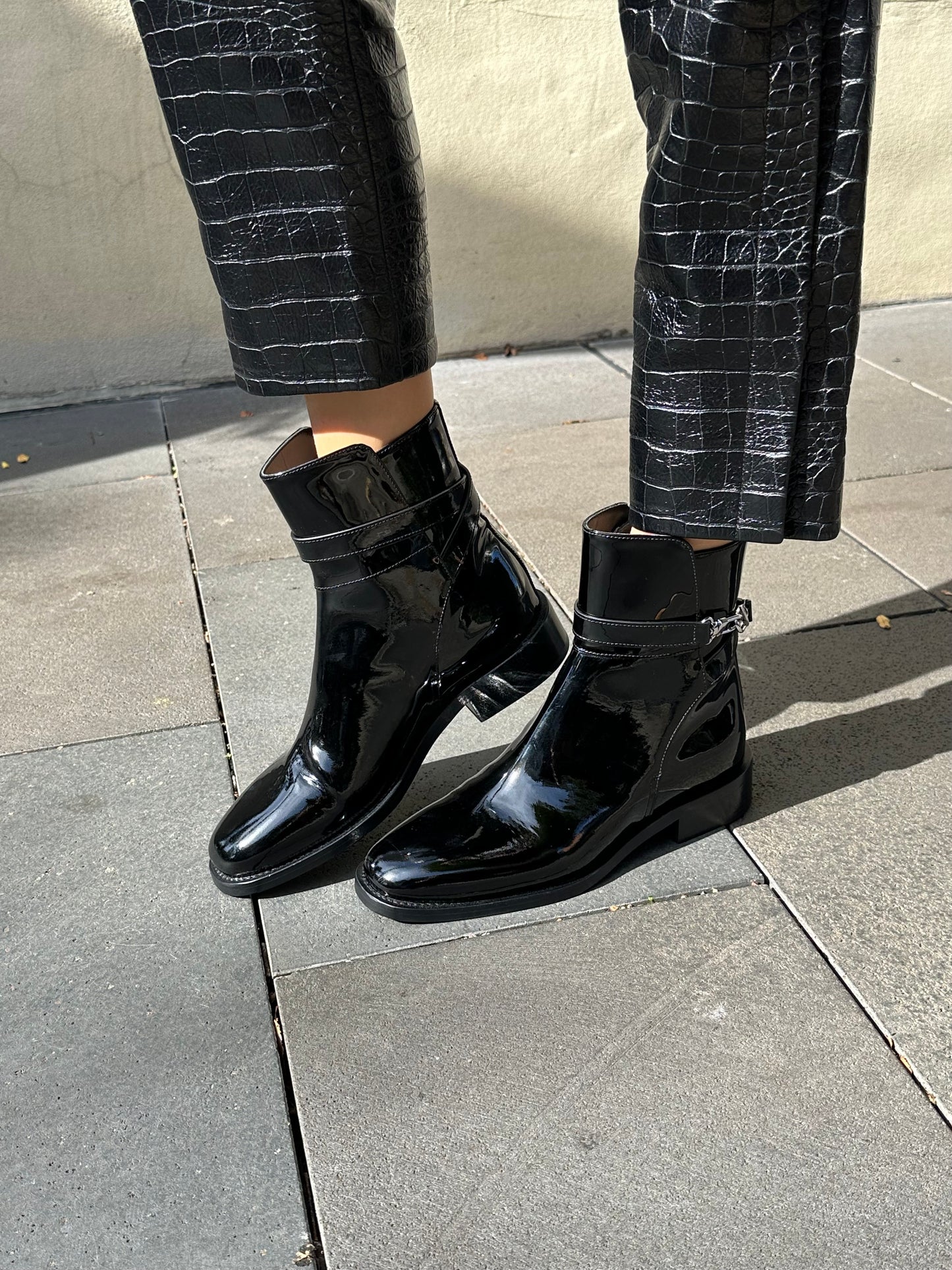 Toteme Black Patent Boots Size 39