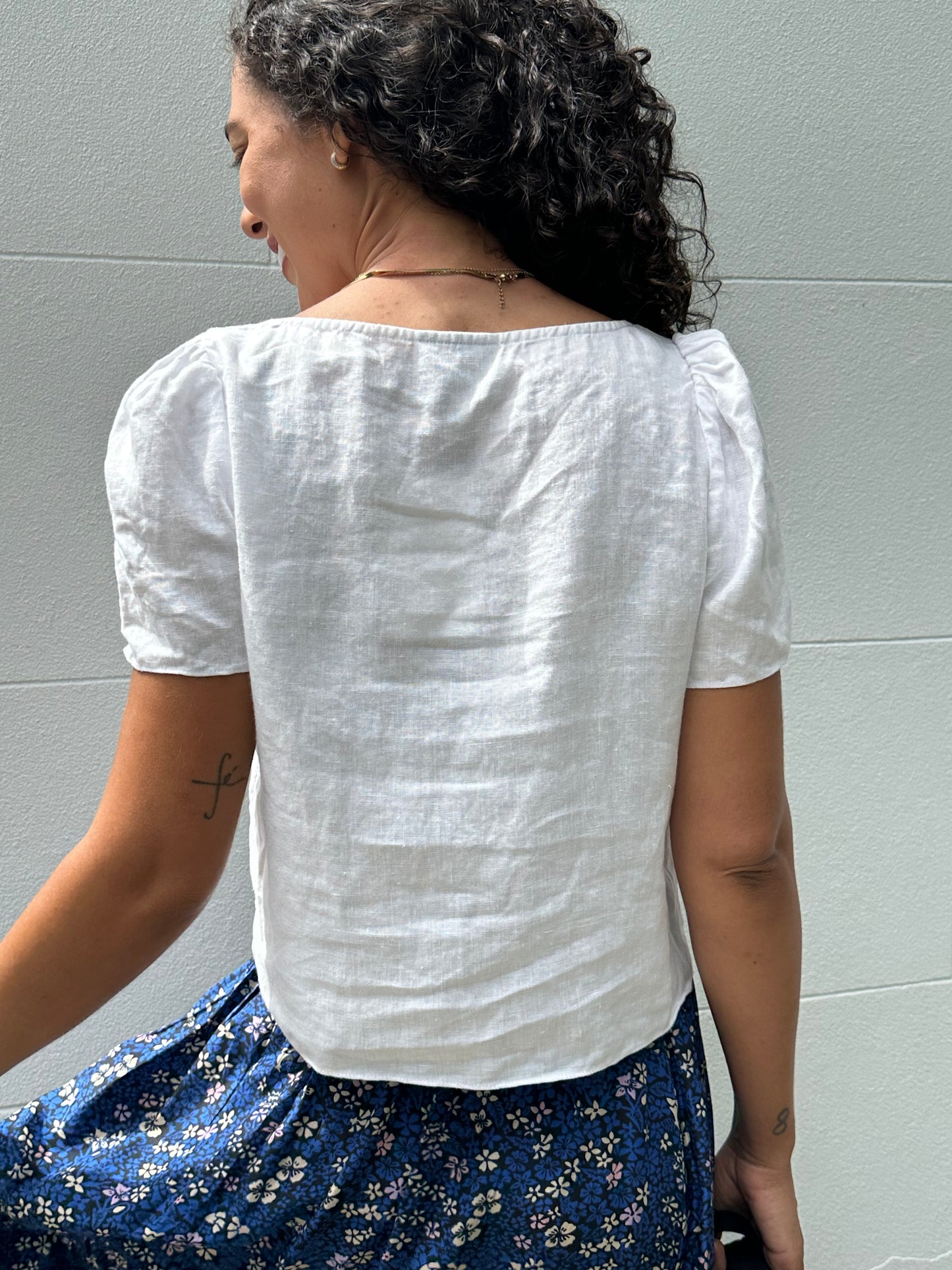 Reformation White Top Size S