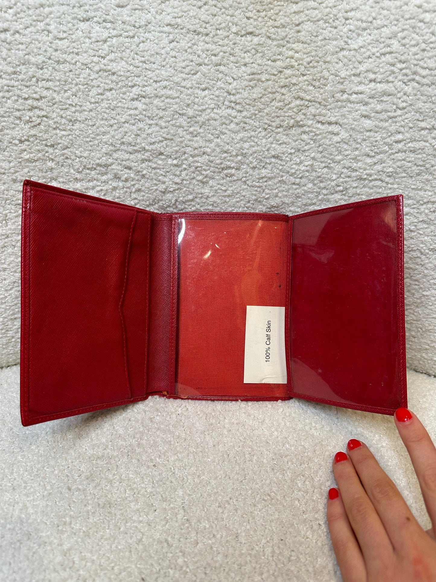 Nina Ricci Red Passport Wallet