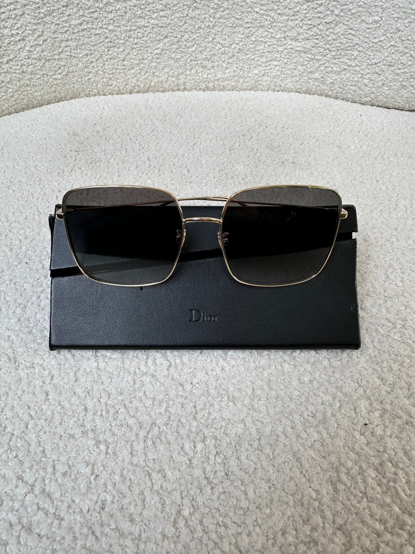 Dior Fine Gold Rim Sunglasses