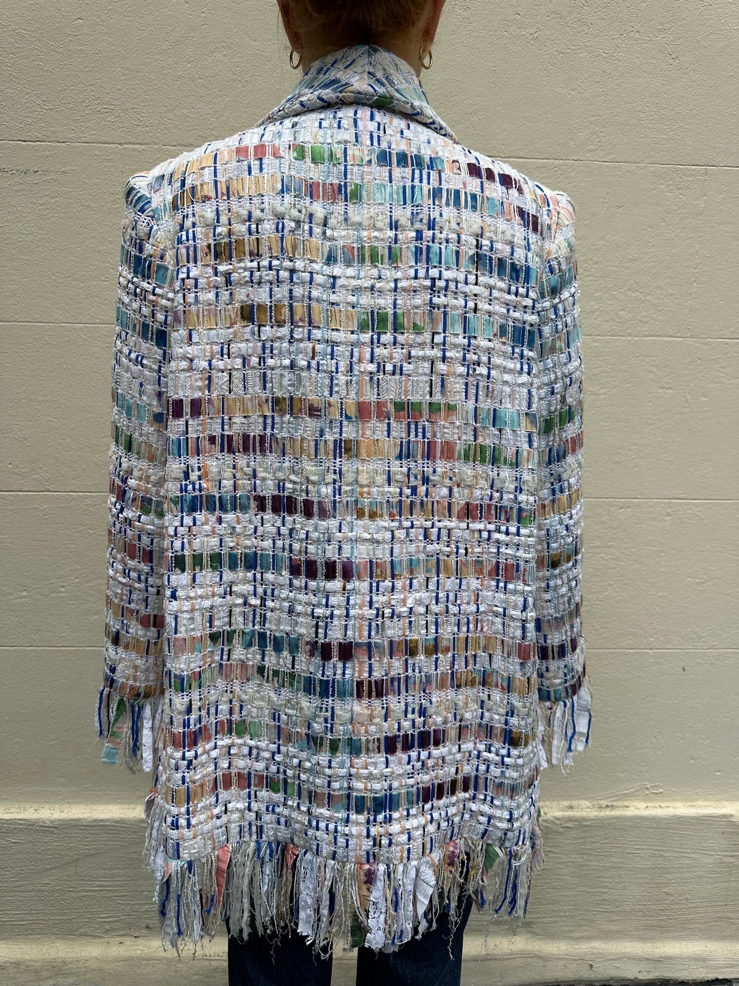 Chanel Multi Shag Jacket Size 36